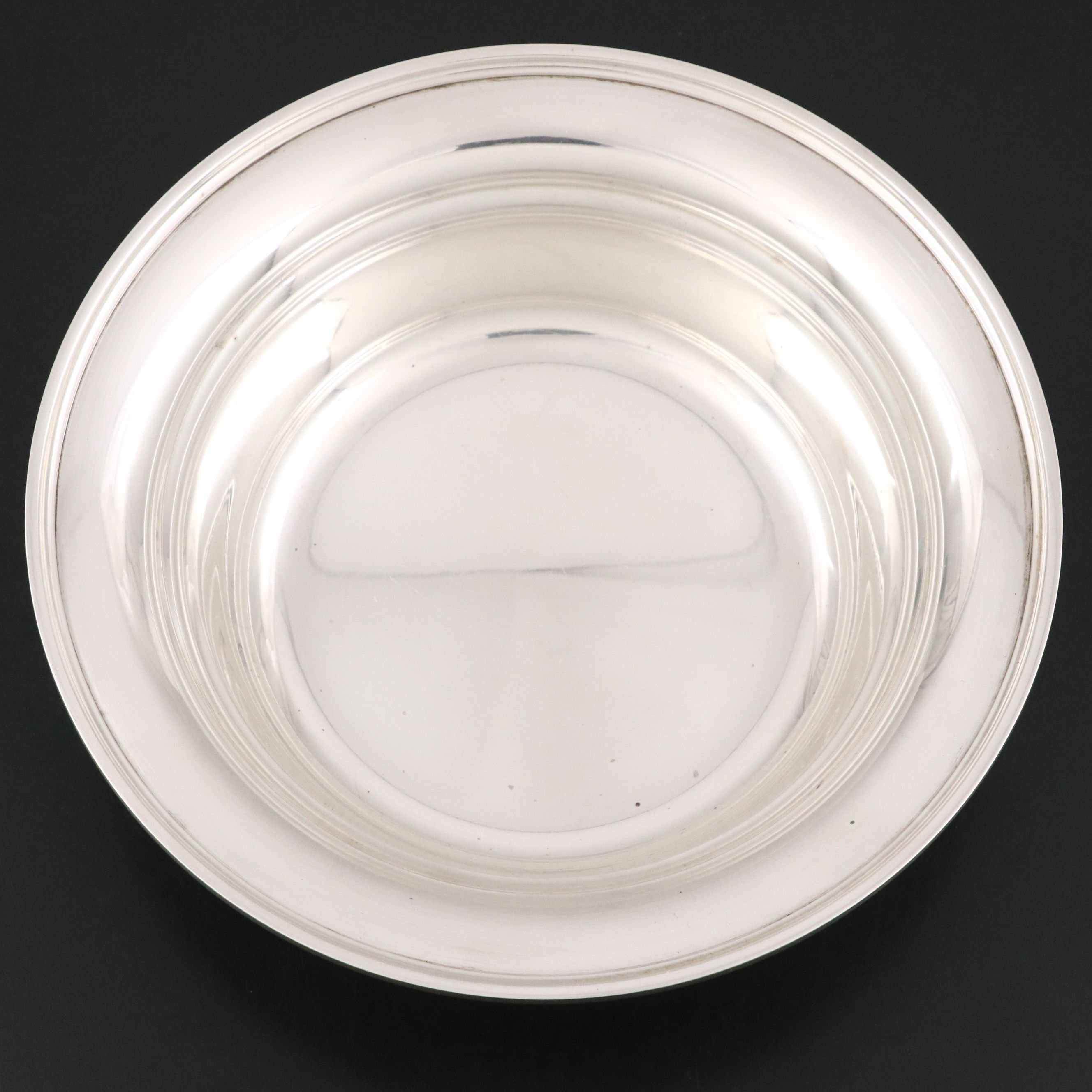 Towle Scalloped Sterling Silver Candy Dish with S. Kirk & Son Bowl