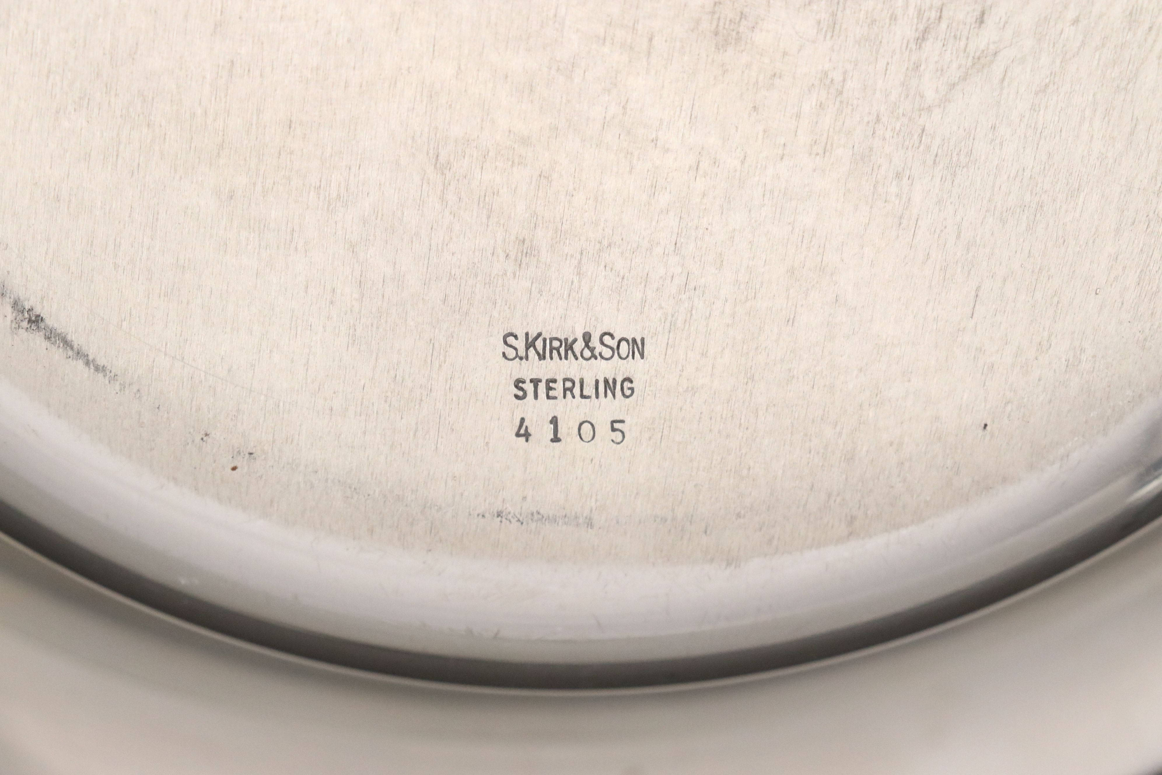 Towle Scalloped Sterling Silver Candy Dish with S. Kirk & Son Bowl