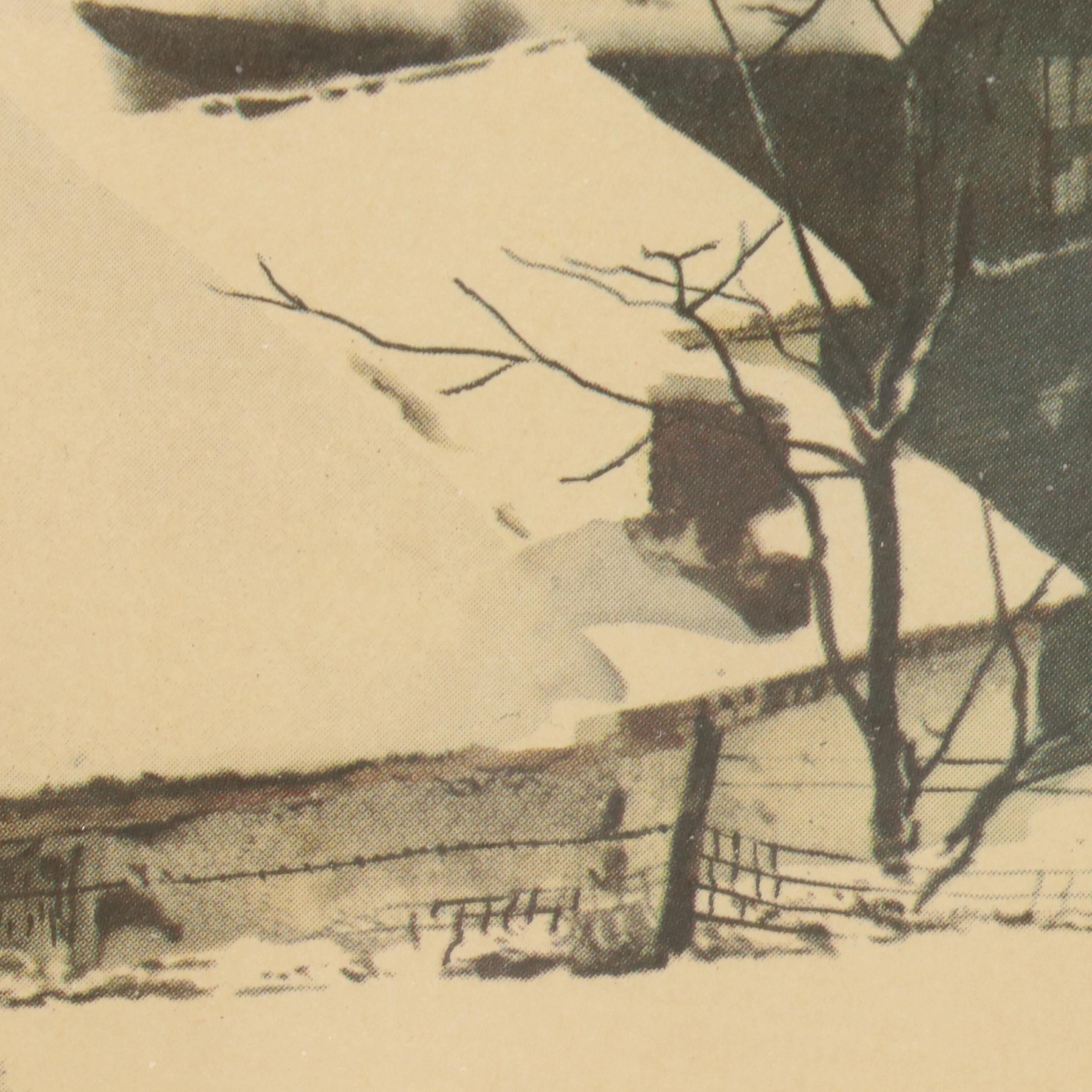 Offset Lithograph After Andrew Wyeth "The Corner," Mid-20th Century