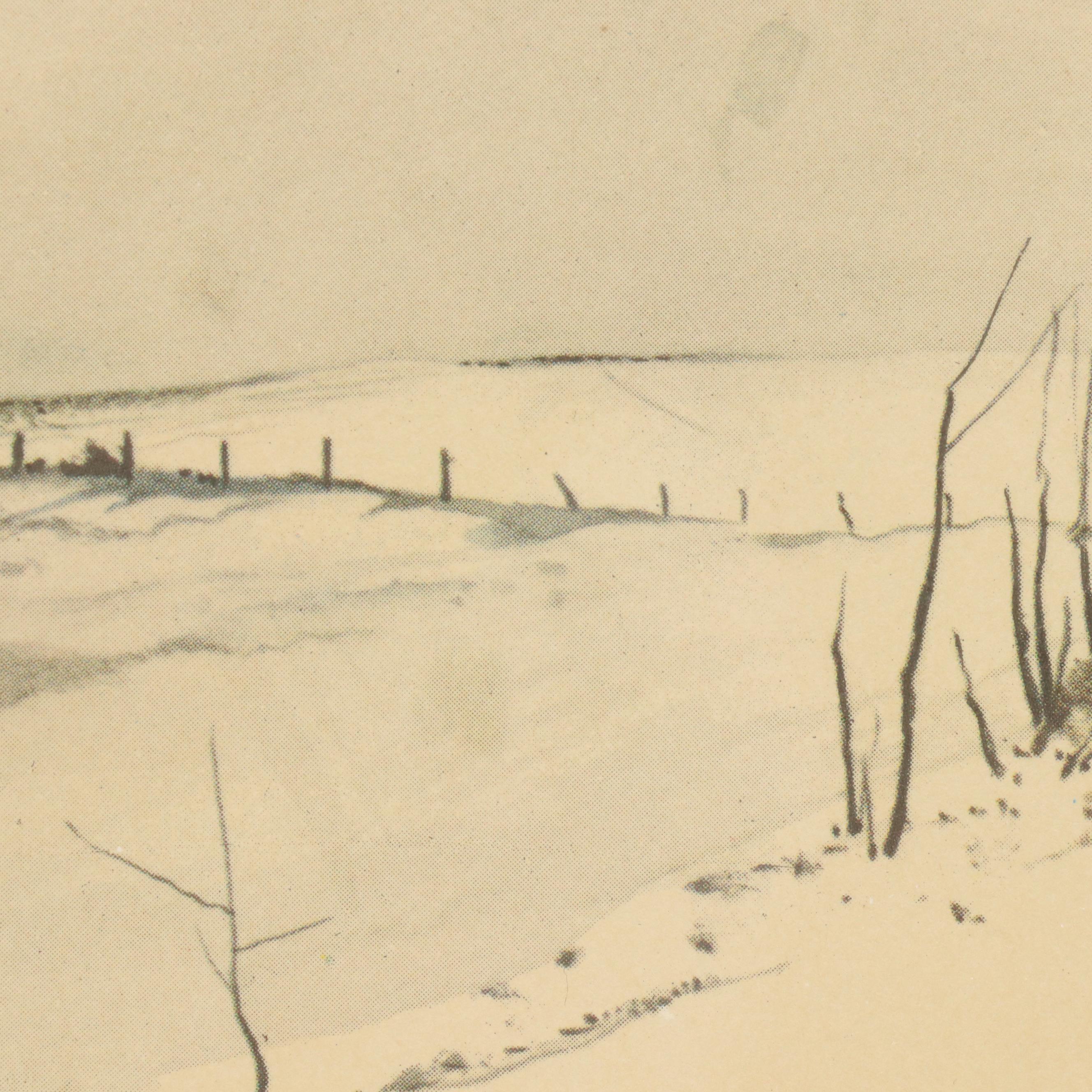 Offset Lithograph After Andrew Wyeth "The Corner," Mid-20th Century