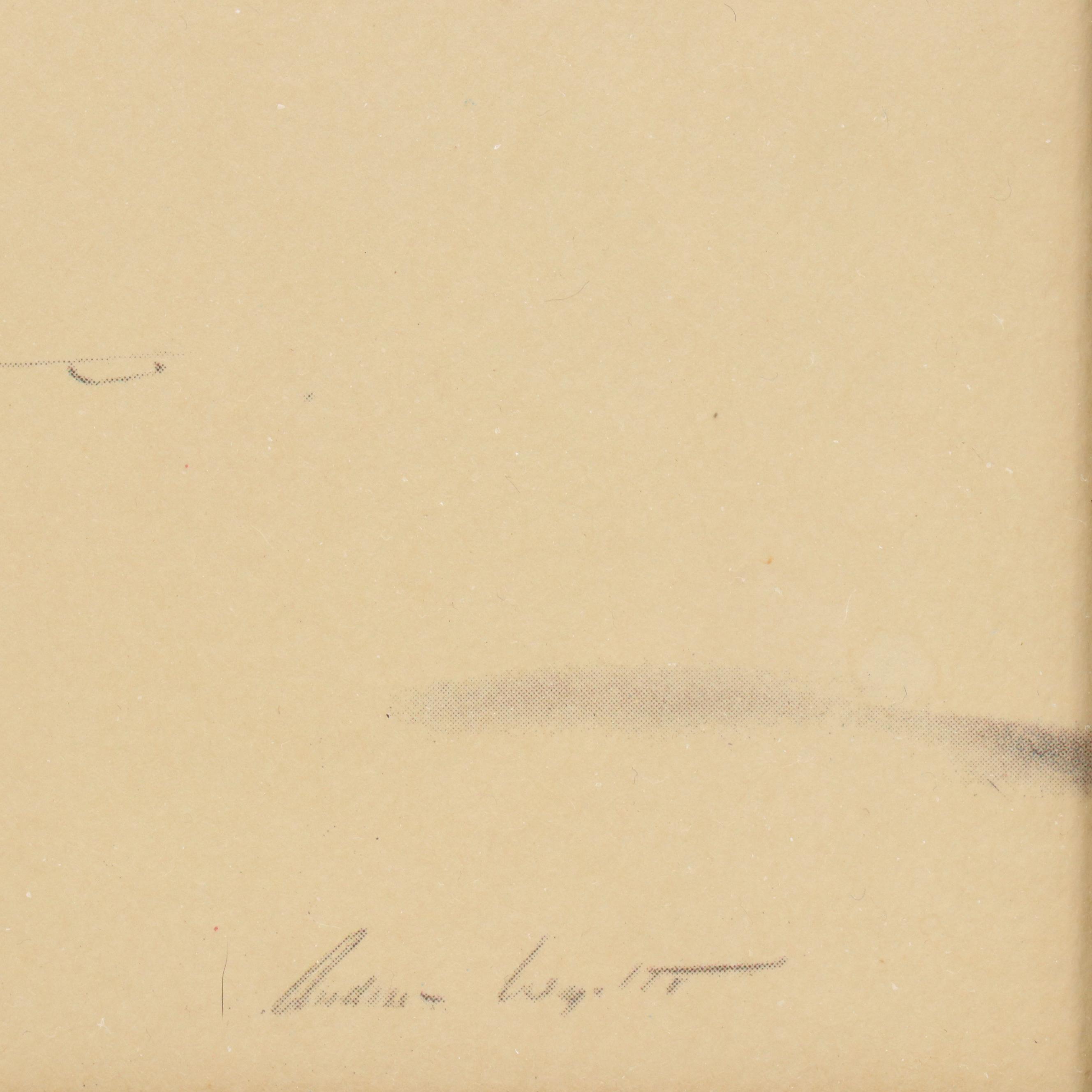 Offset Lithograph After Andrew Wyeth "The Corner," Mid-20th Century