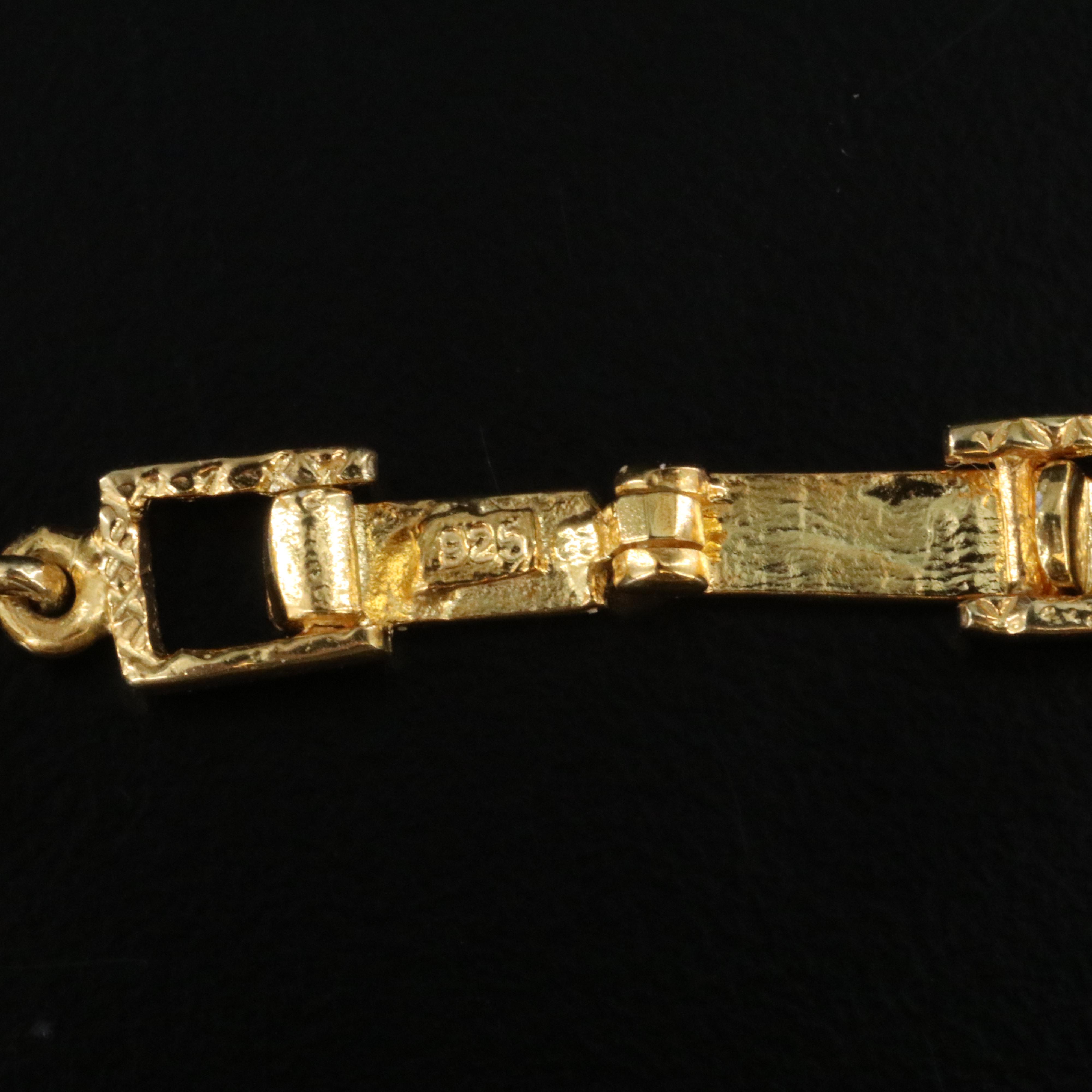 Sterling Diopside and Garnet Butterfly Bracelet