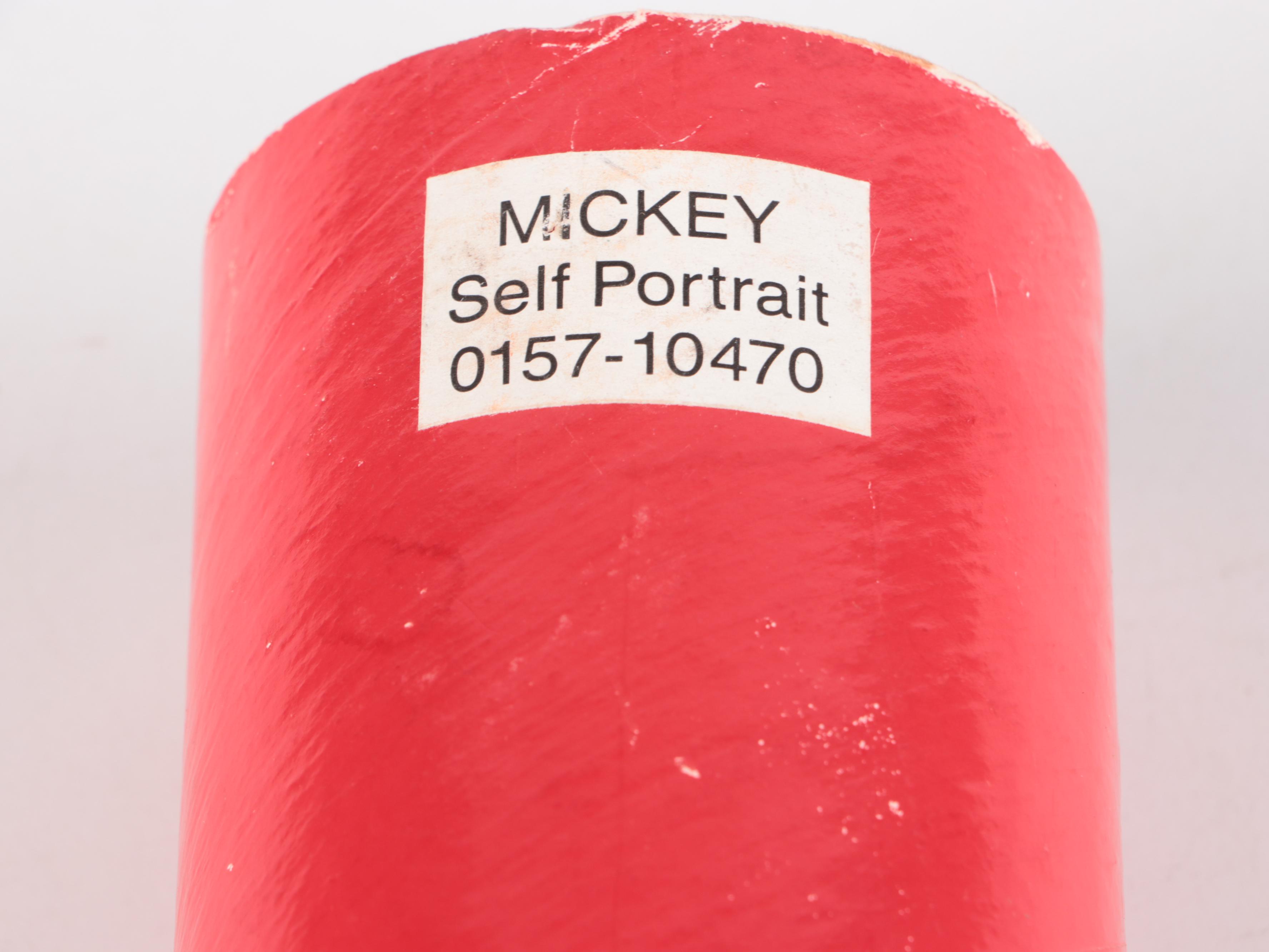 Charles Boyer "Mickey Mouse Self-Portrait" Lithograph Poster