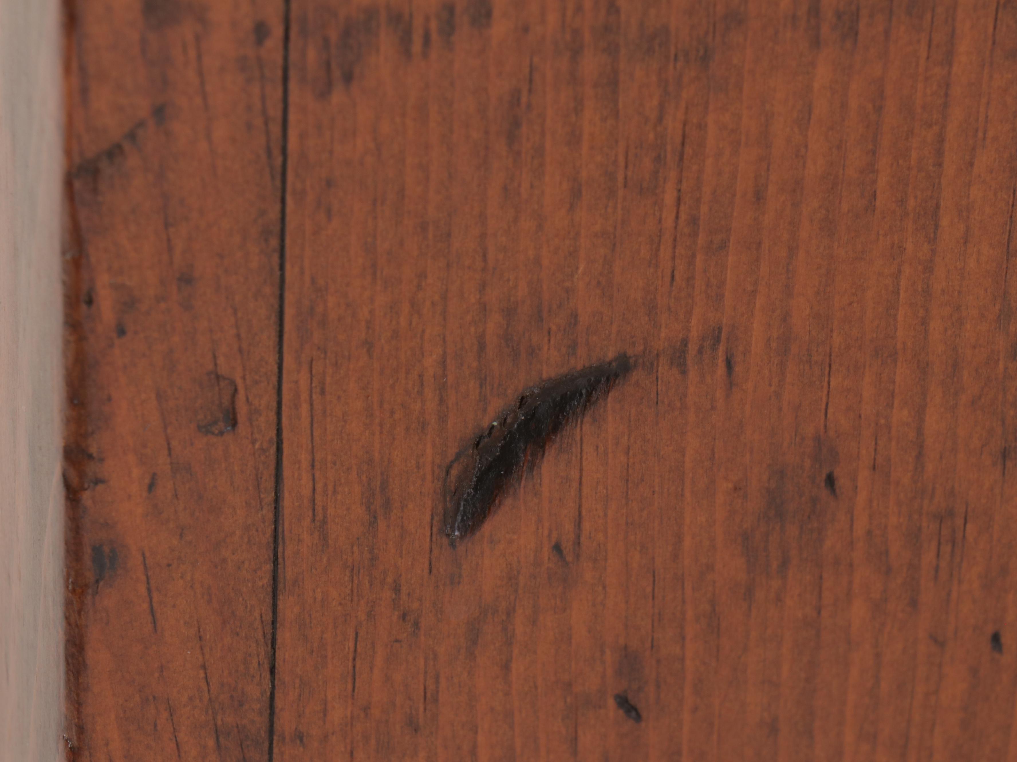 American Primitive Style Wood Cabinet