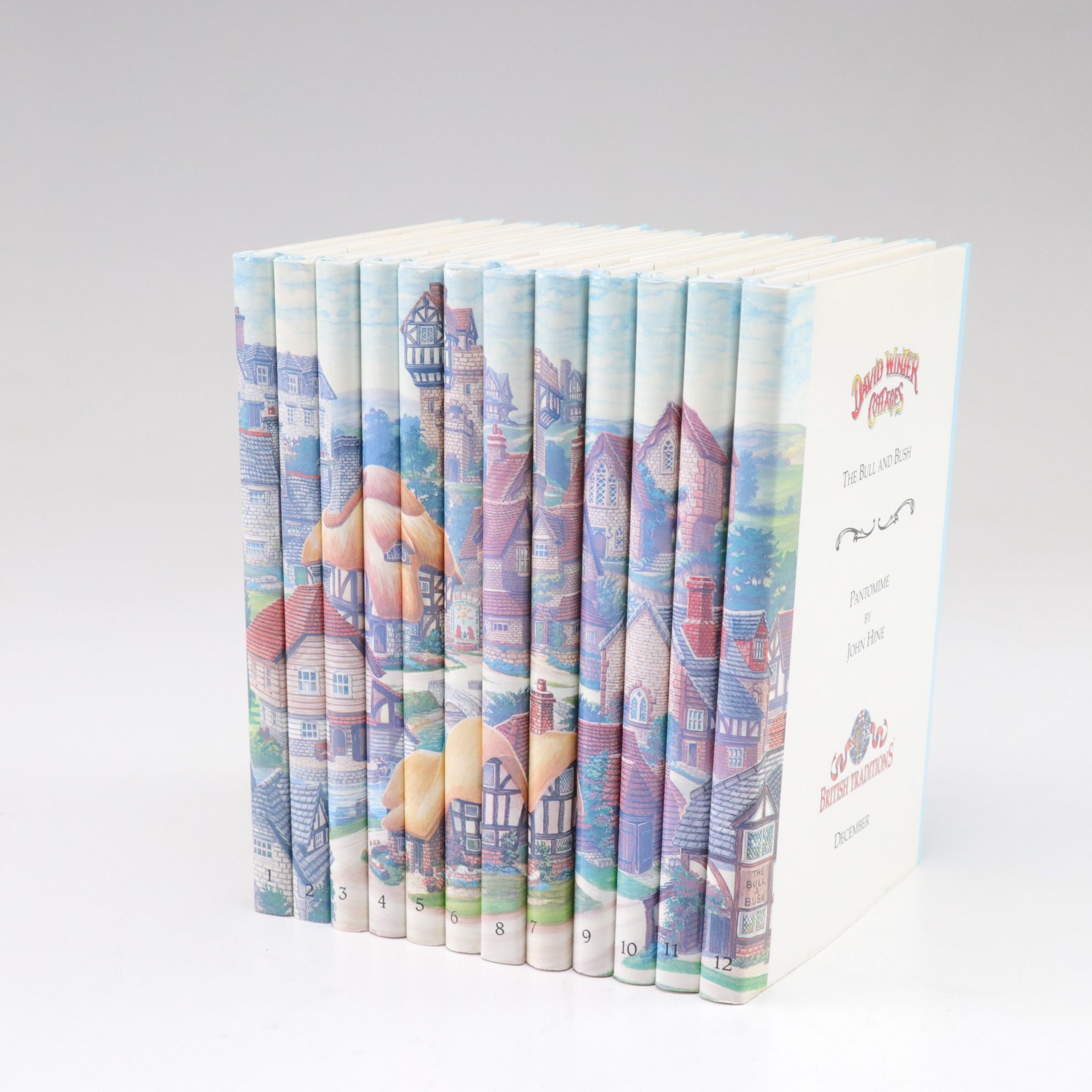 David Winter Monthly "British Traditions" Village Cottage Collection, 1989