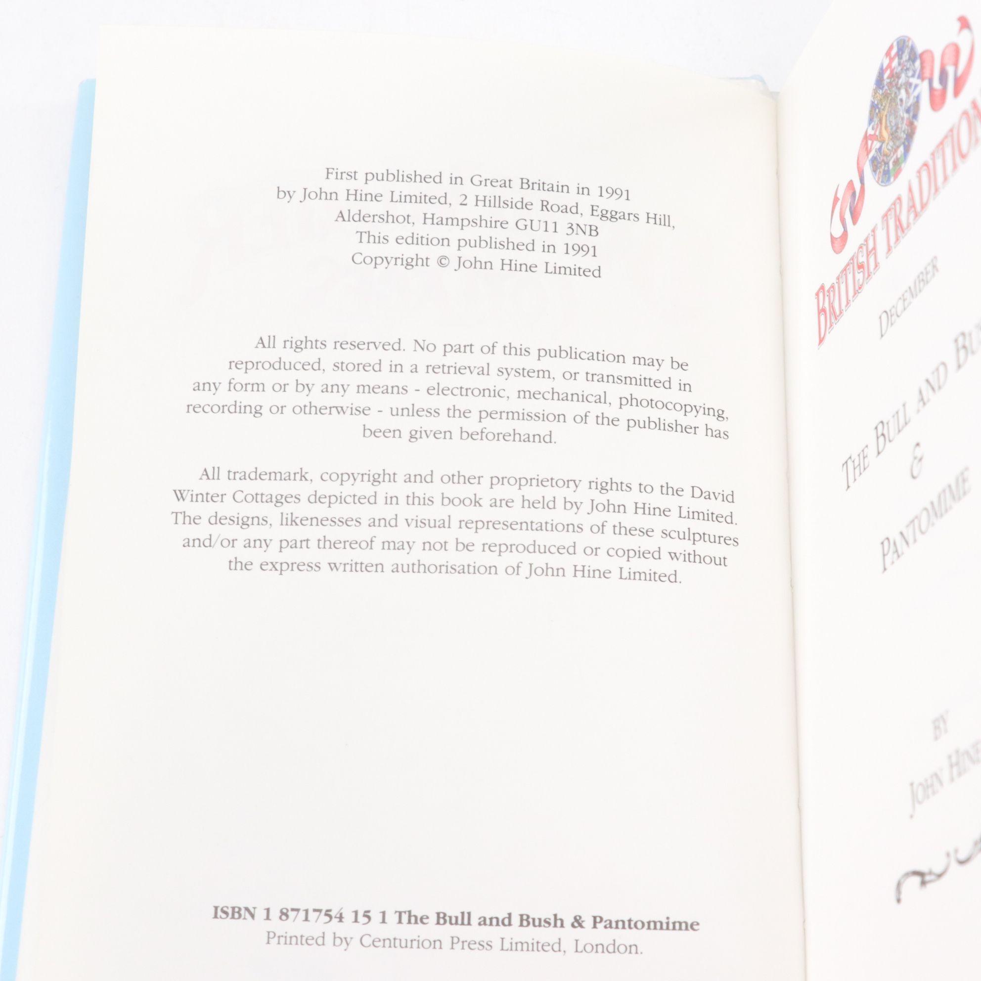 David Winter Monthly "British Traditions" Village Cottage Collection, 1989