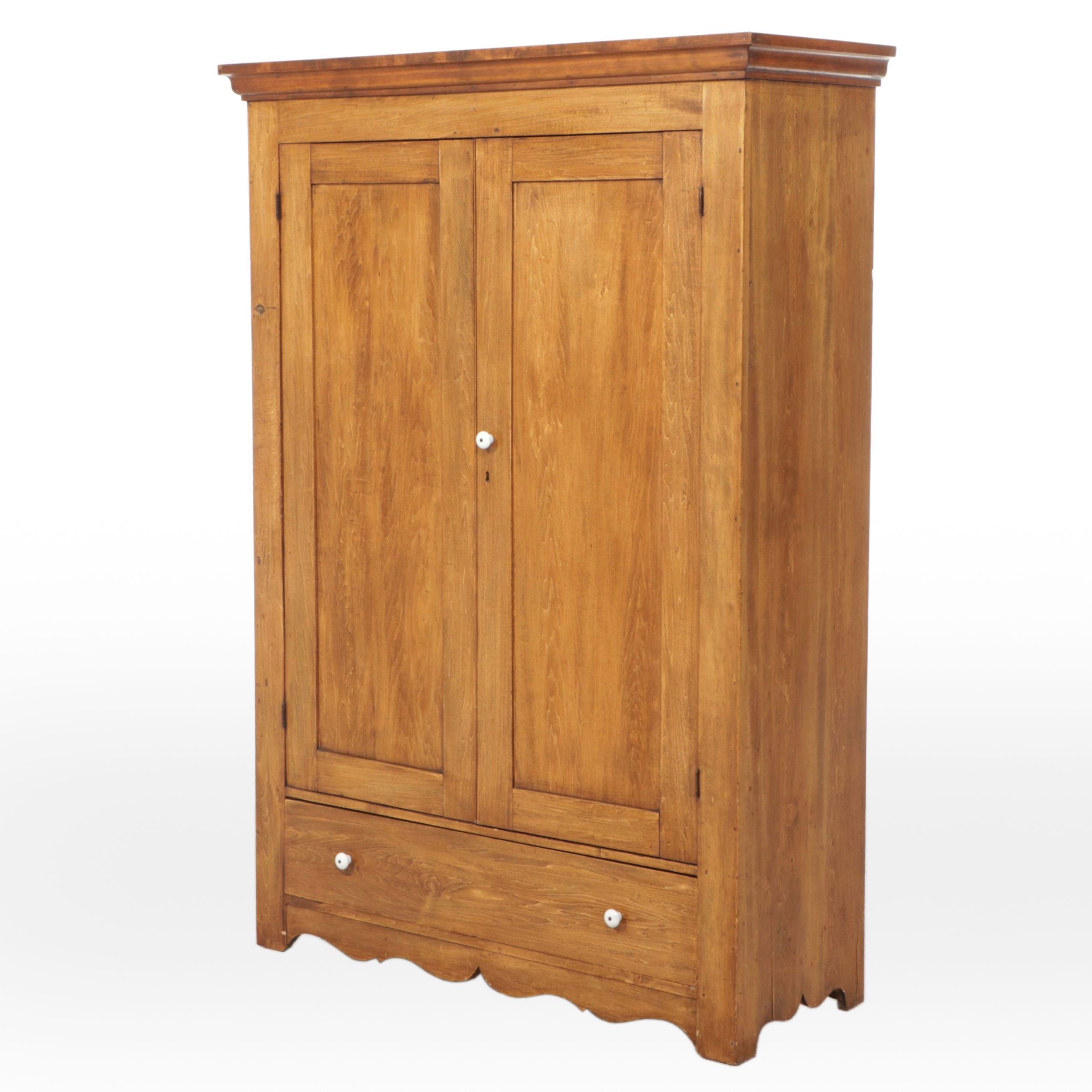 American Rustic Pine Cabinet, Mid-20th Century
