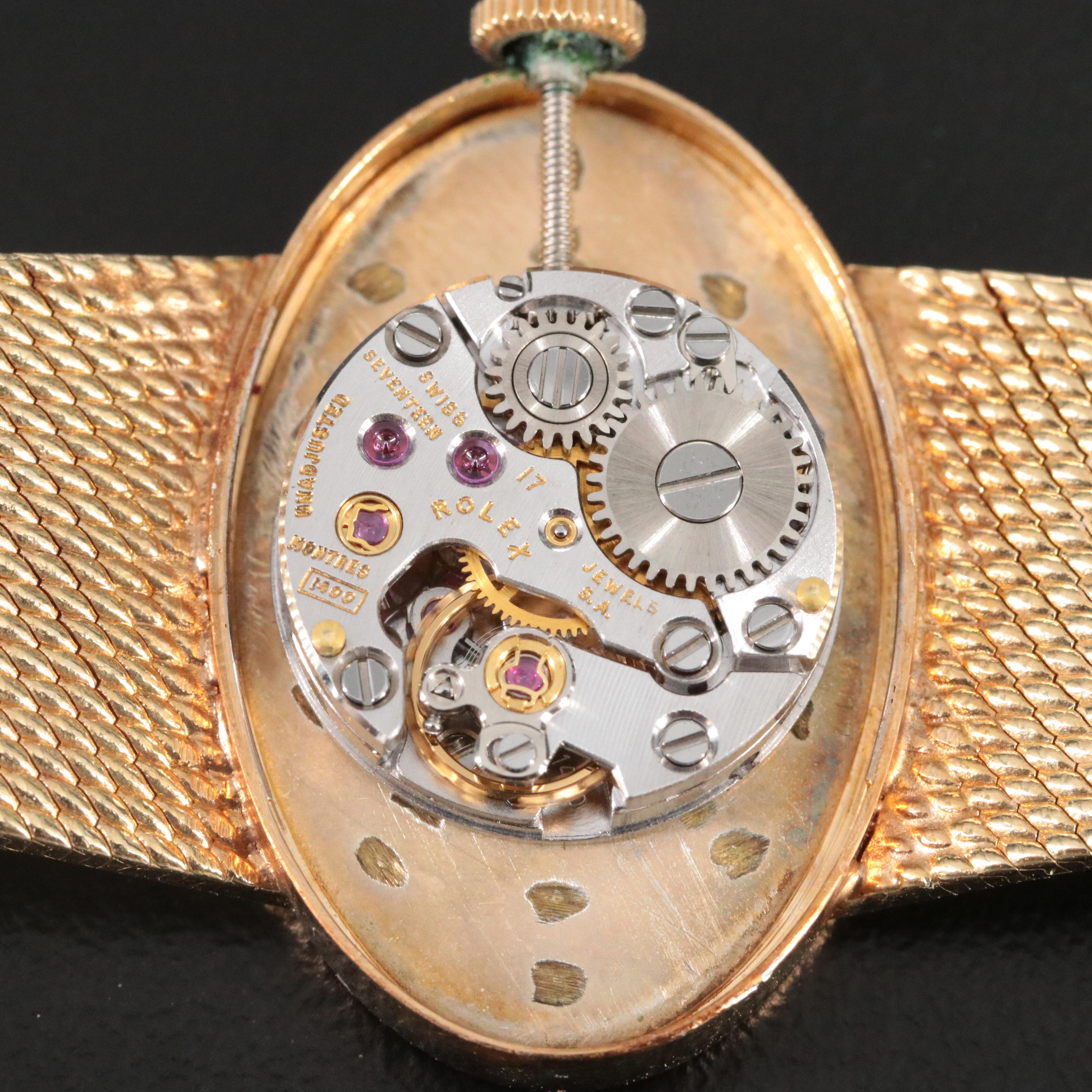 Rolex Vintage 14K 1978 Manual Wind Watch