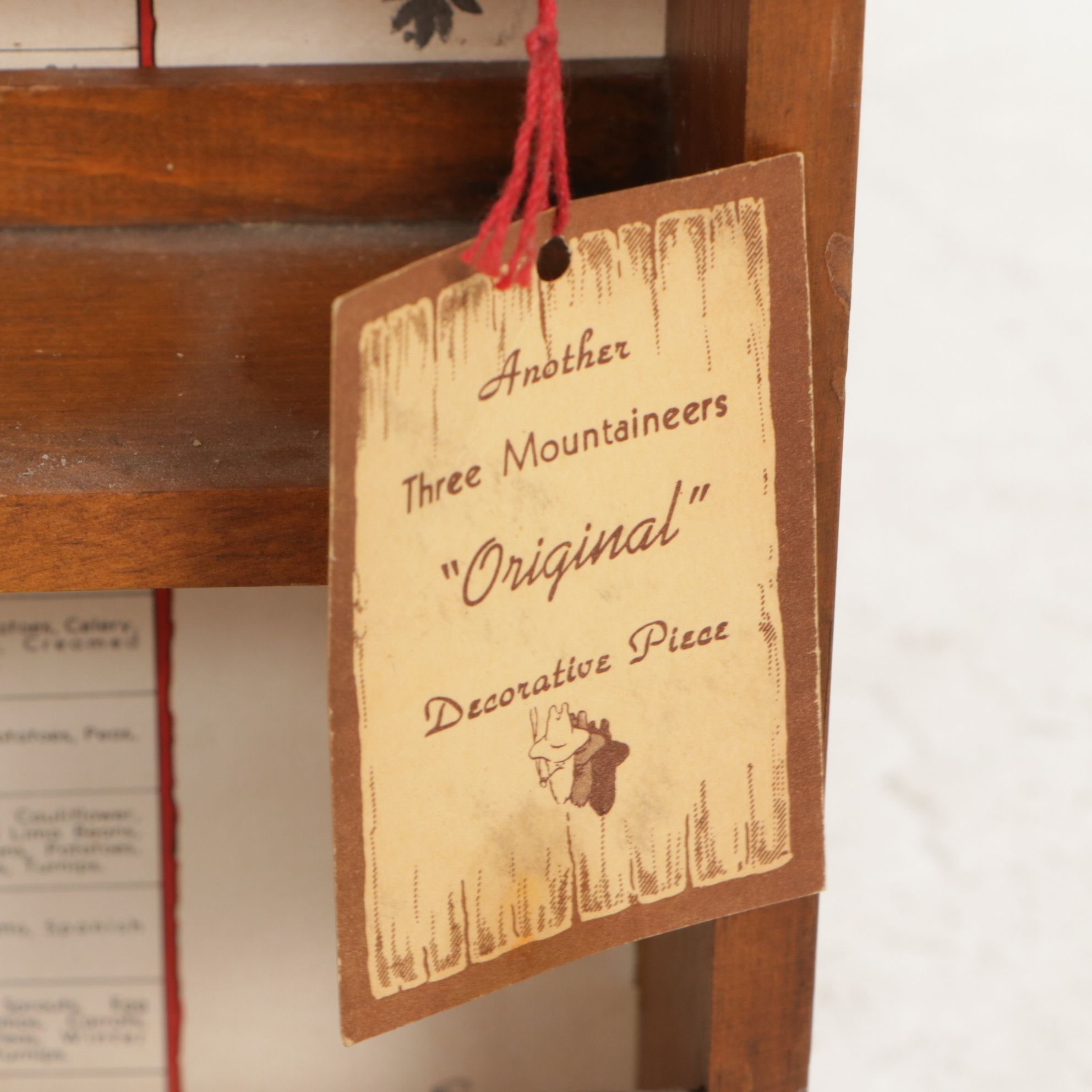 American Primitive Bench-Made Wood Tool Caddy with Wood Spice Rack