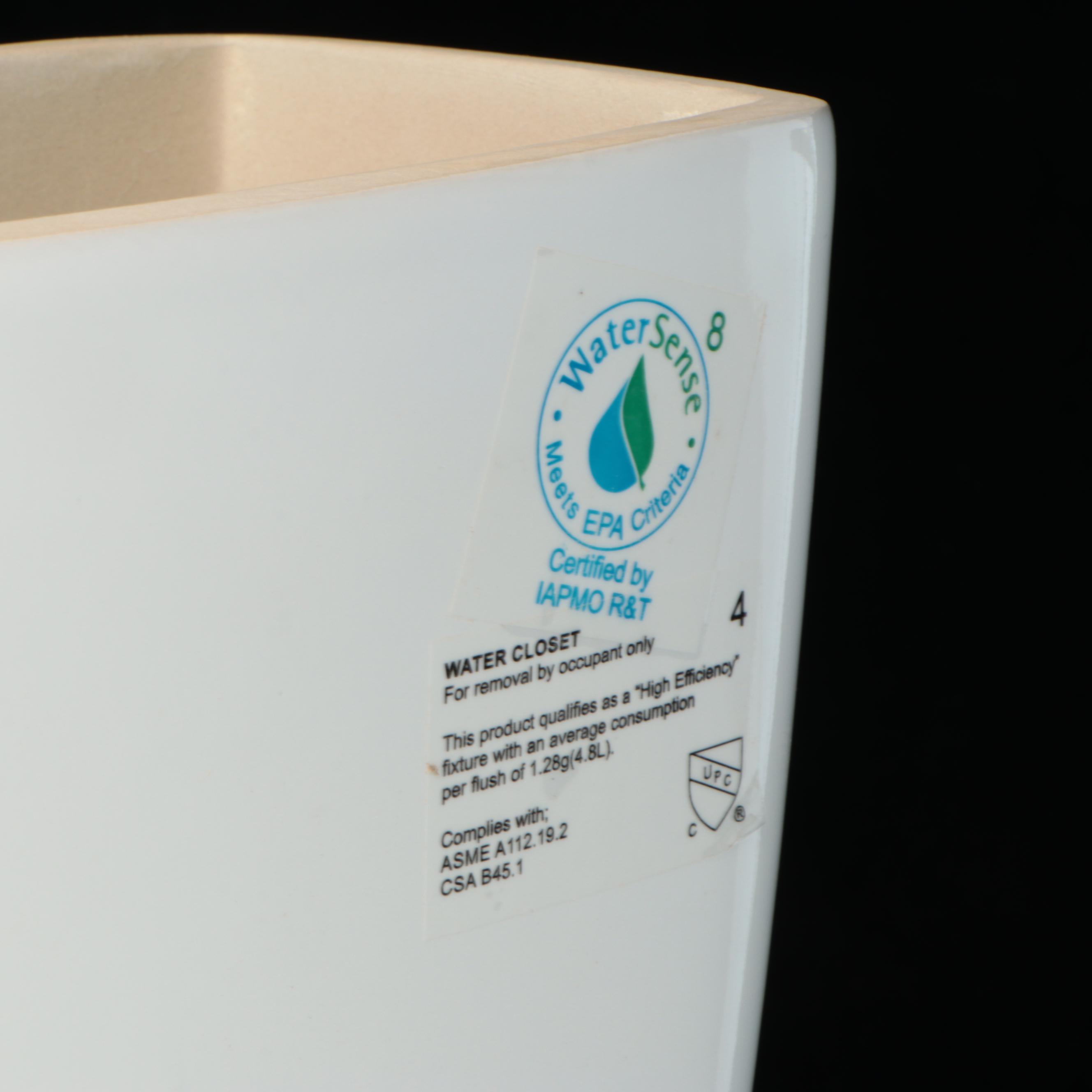 Contemporary Porcelain Toilet