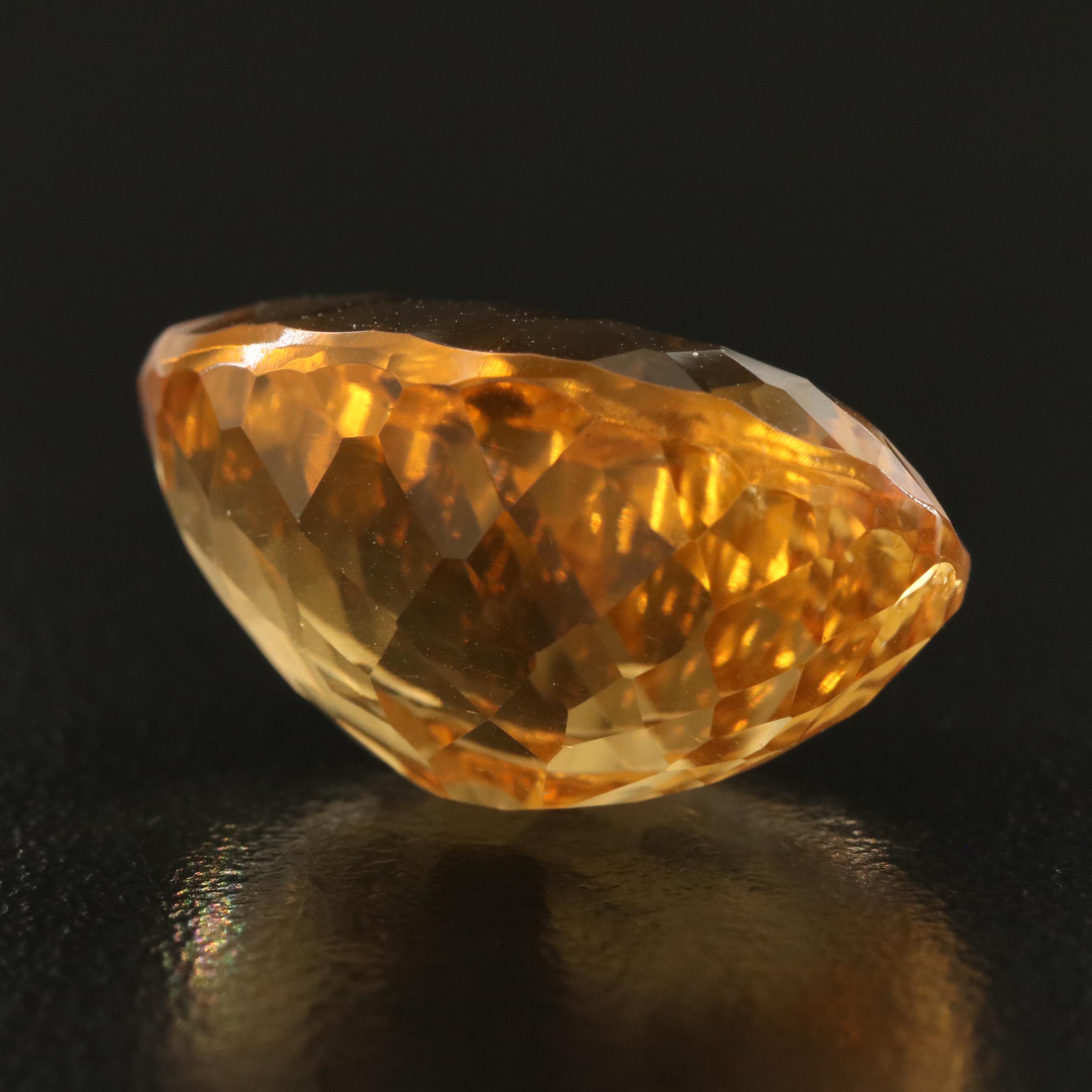 Loose 19.93 CT Citrine