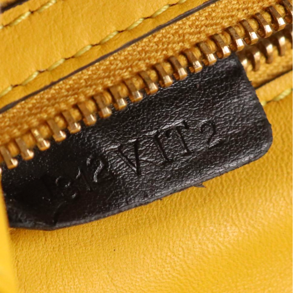 Valentino Garavani Rock Stud Flap Chain Bag in Mustard Yellow Calfskin Leather
