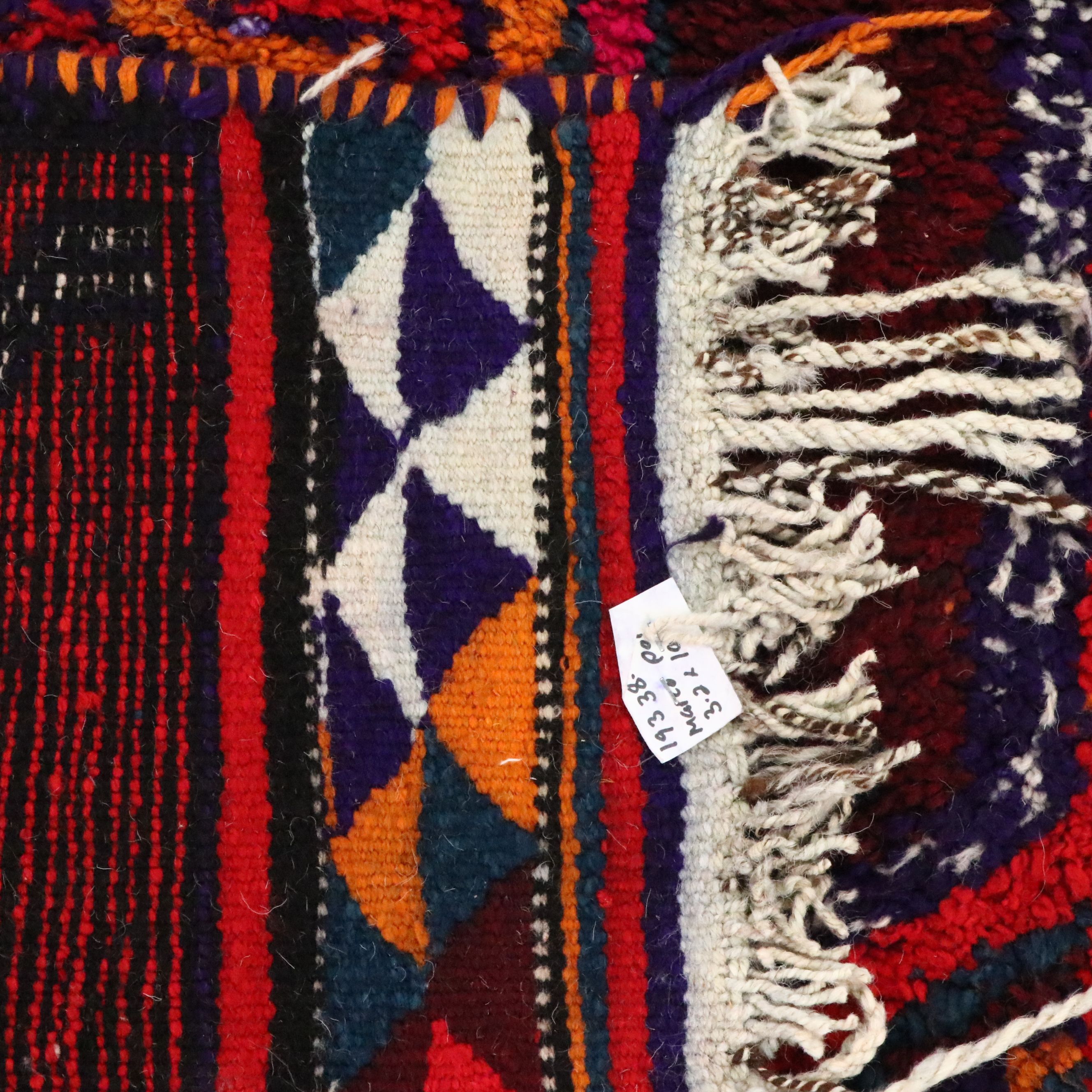 3'1 x 10'7 Hand-Knotted Moroccan Berber Long Rug