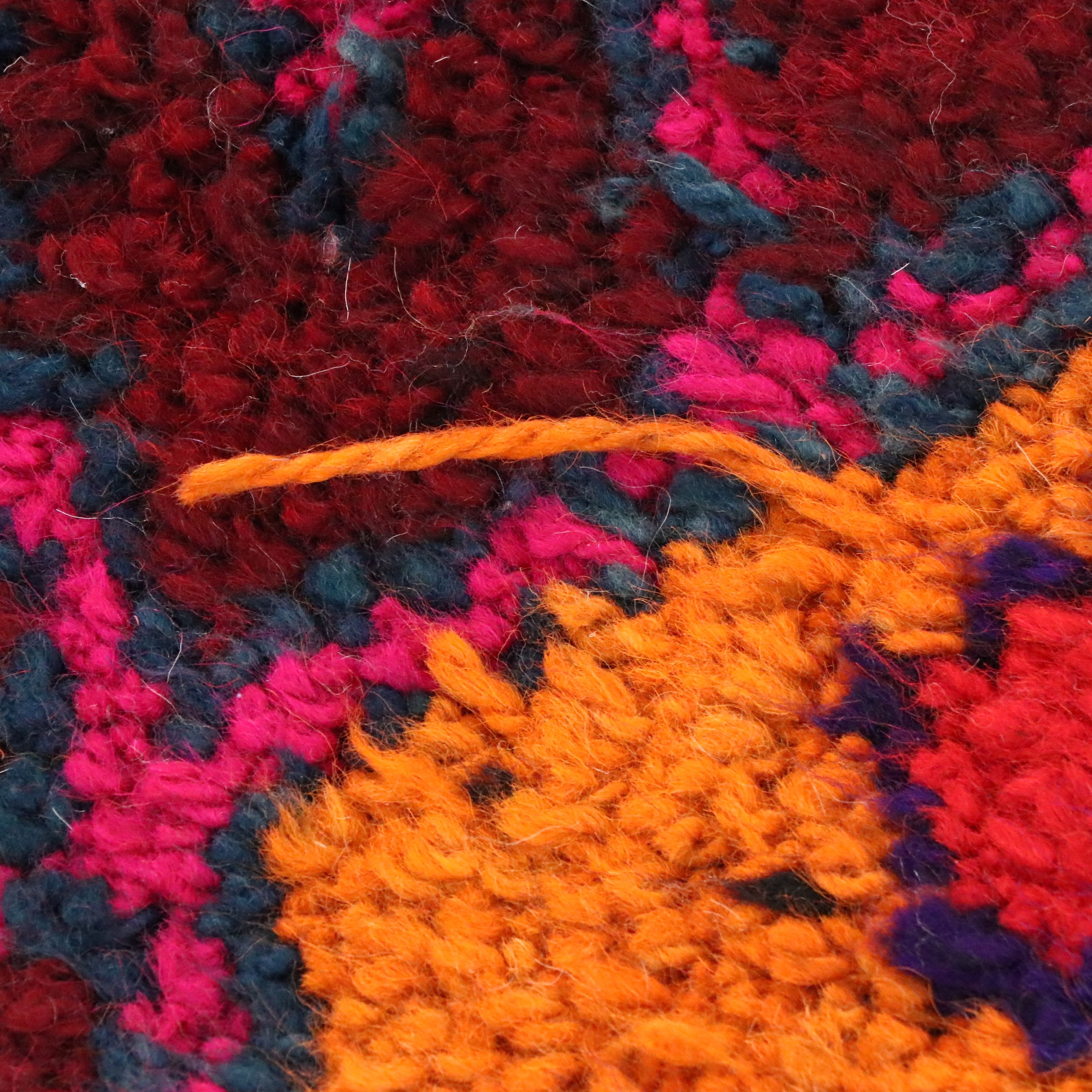 3'1 x 10'7 Hand-Knotted Moroccan Berber Long Rug