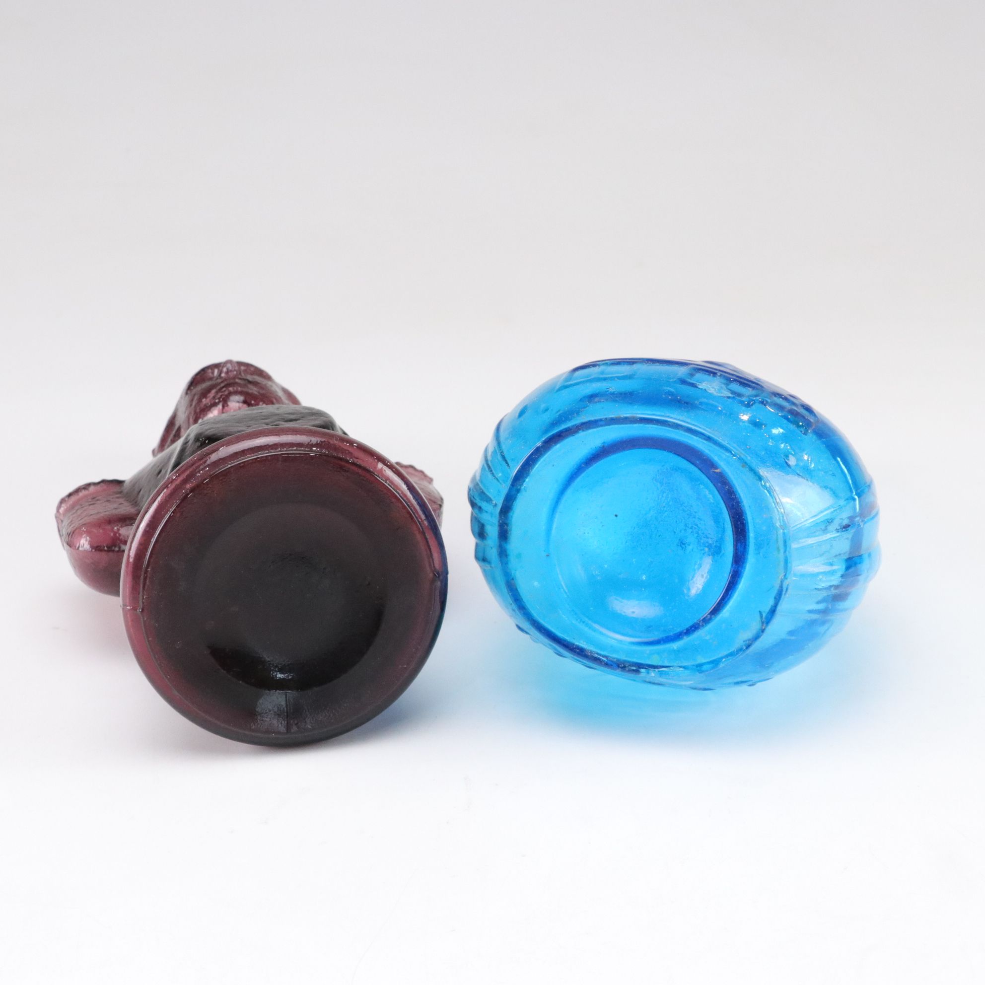 Imperial Glass Cello & Other Colored Glass Bottles