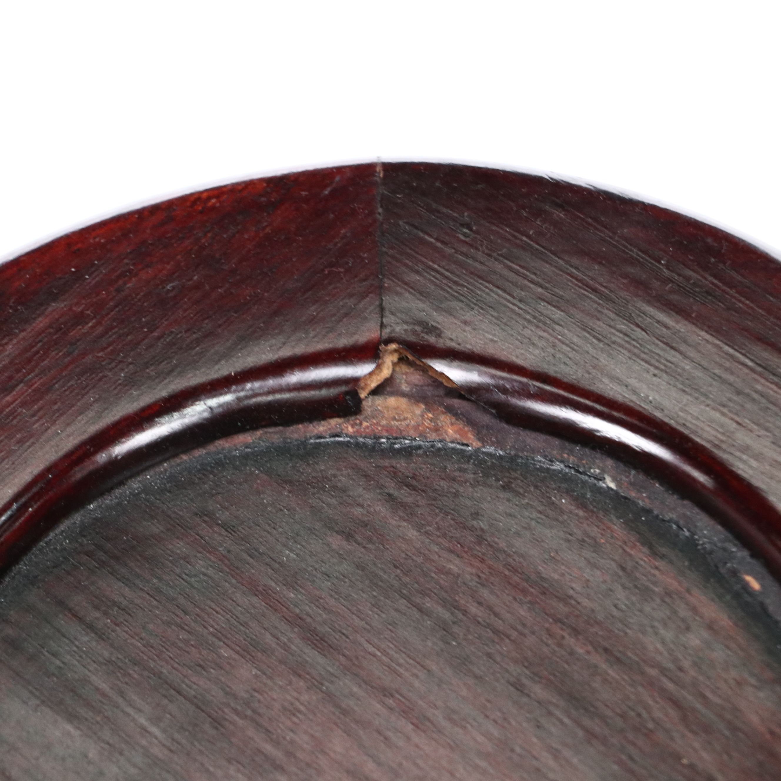 Chinese Style Carved Mahogany Corner Armchair