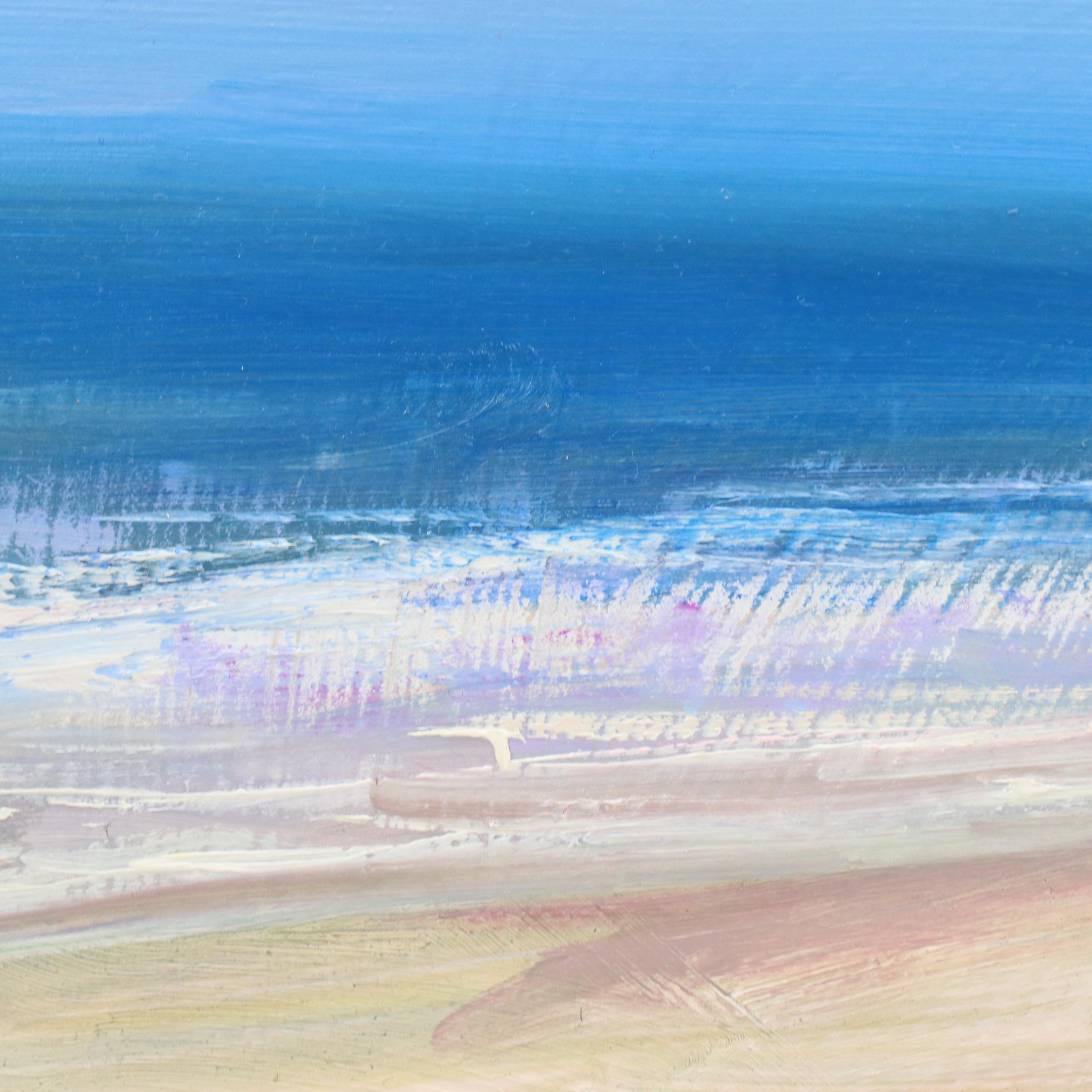 Nino Pippa Oil Painting "Cape Hatteras, Best Friends Walk On The Beach," 2016