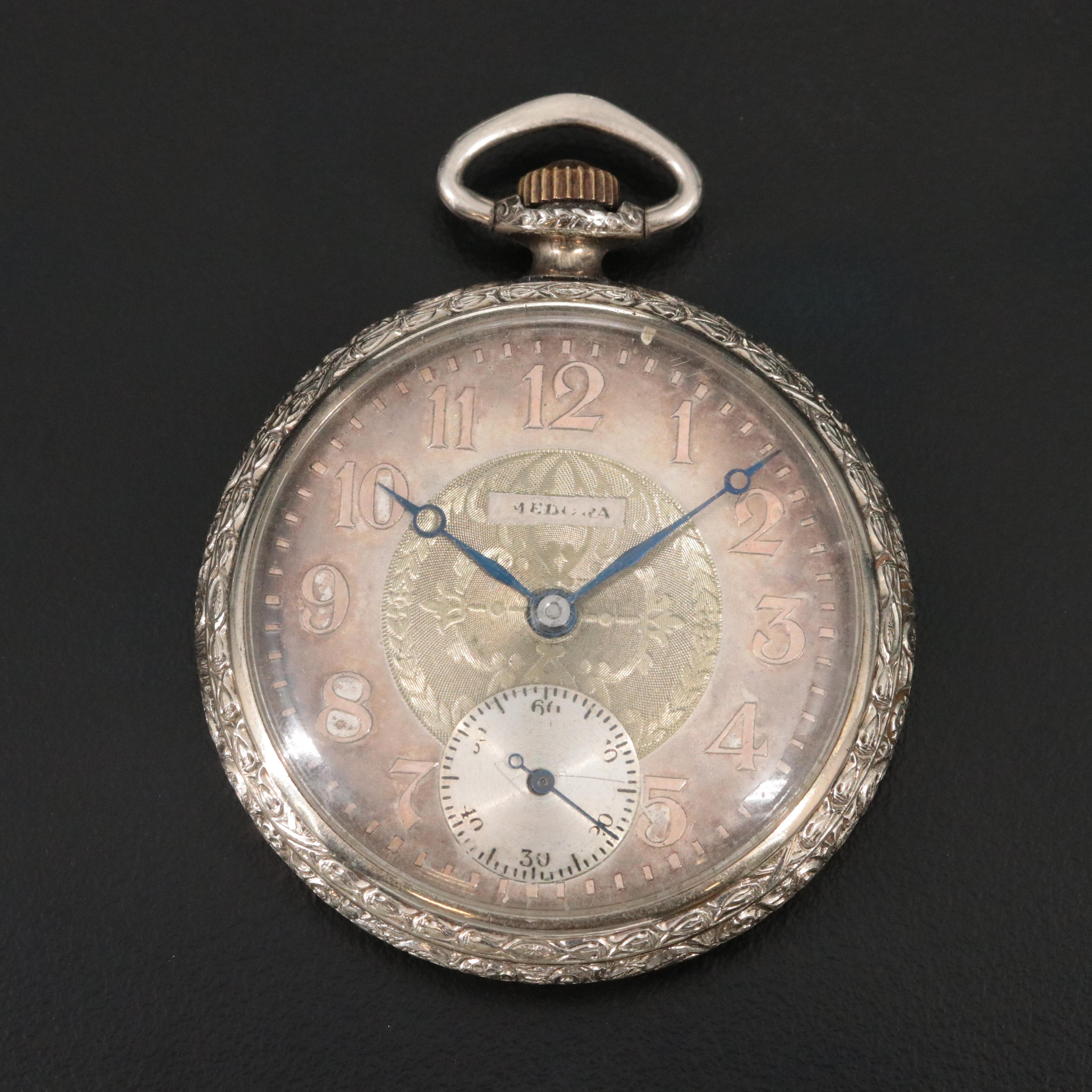 Vintage Medora Swiss Made Pocket Watch