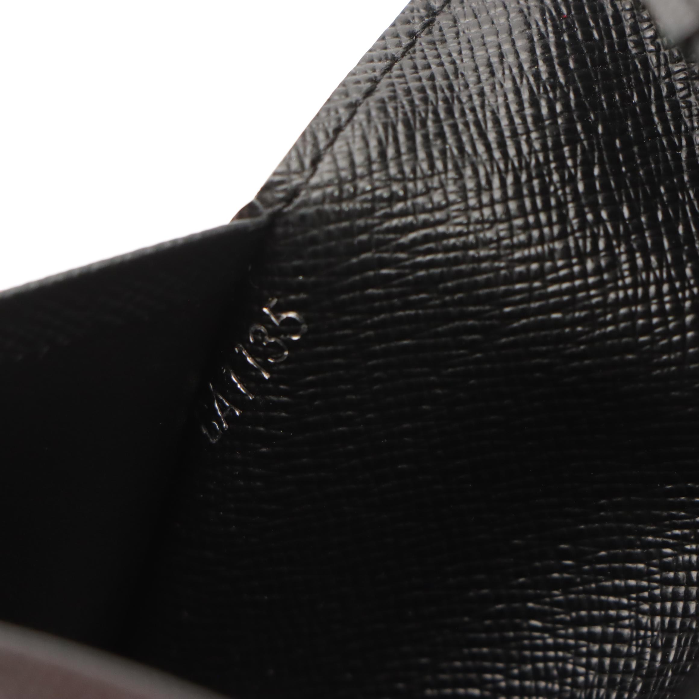 Louis Vuitton Passport Holder in Damier Graphite Coated Canvas