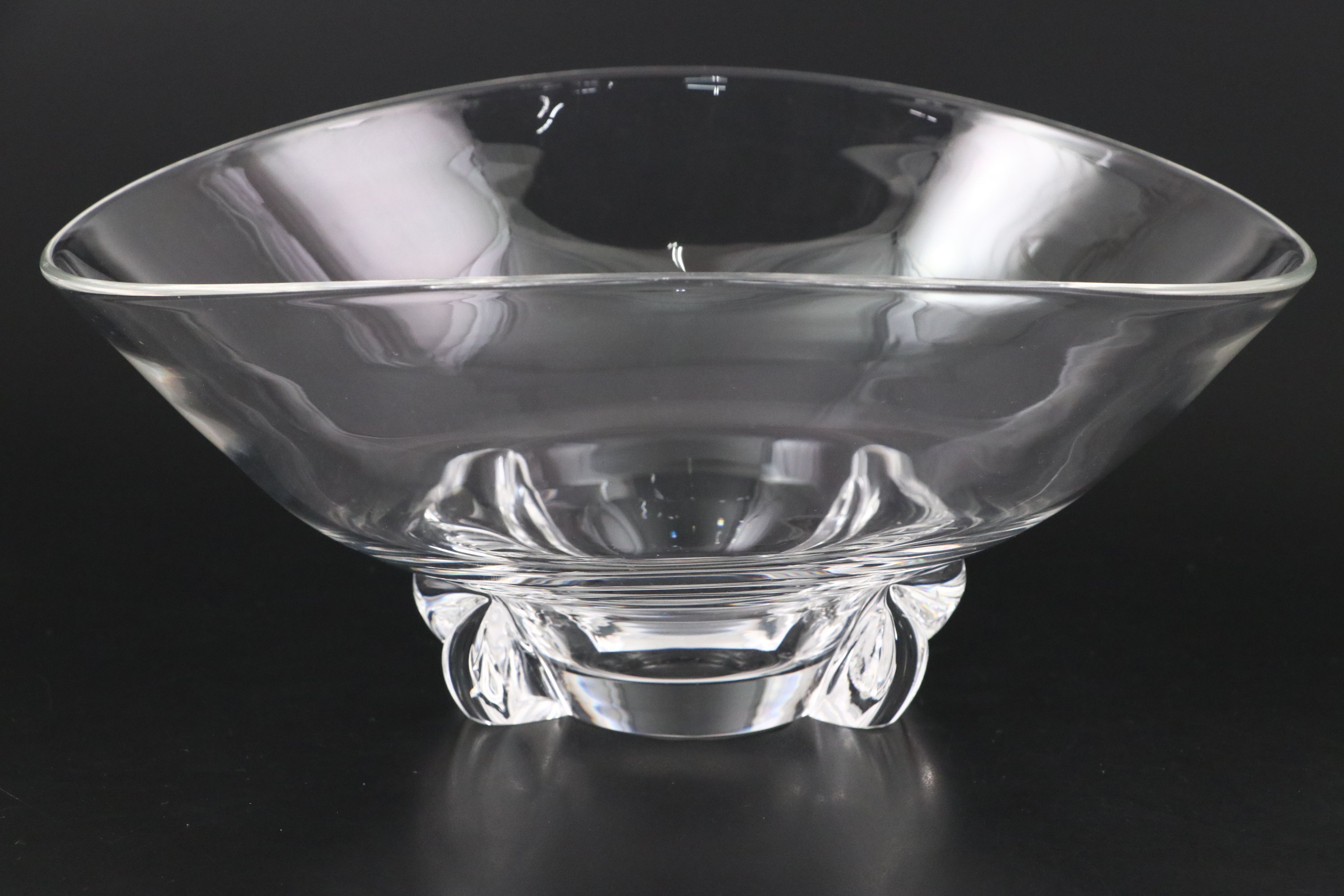 Donald Pollard for Steuben and Other Low Footed Steuben Art Glass Bowls