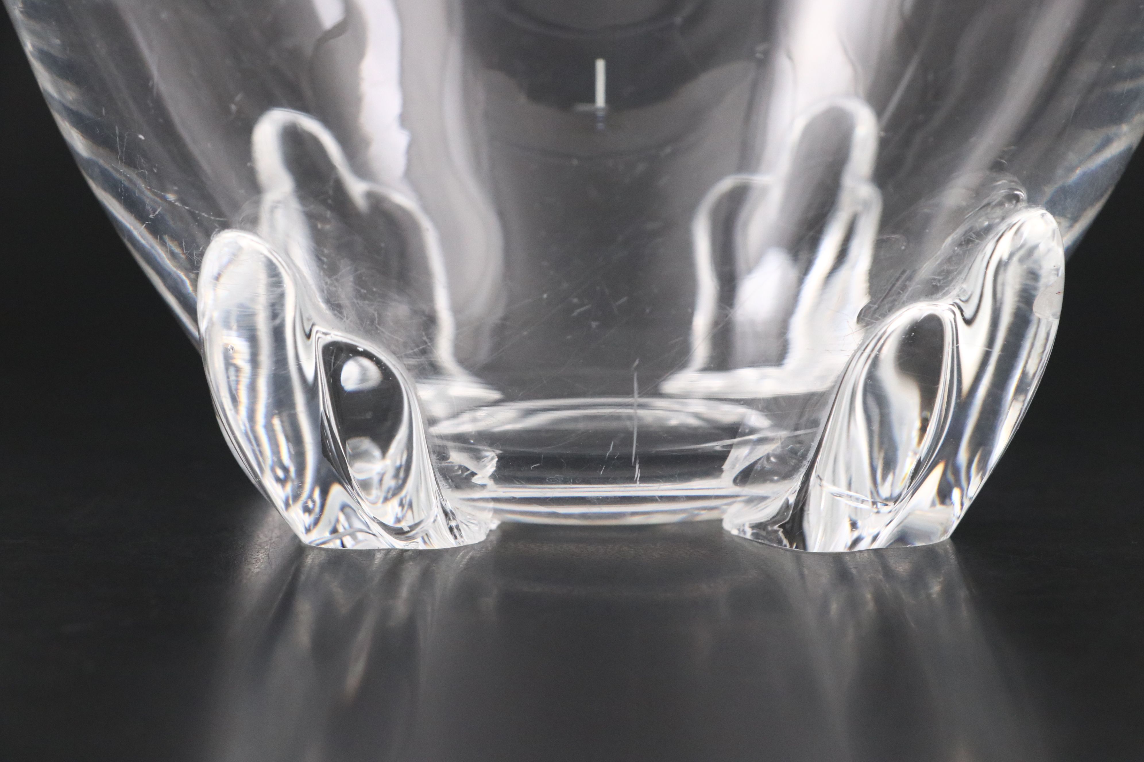 Donald Pollard for Steuben and Other Low Footed Steuben Art Glass Bowls