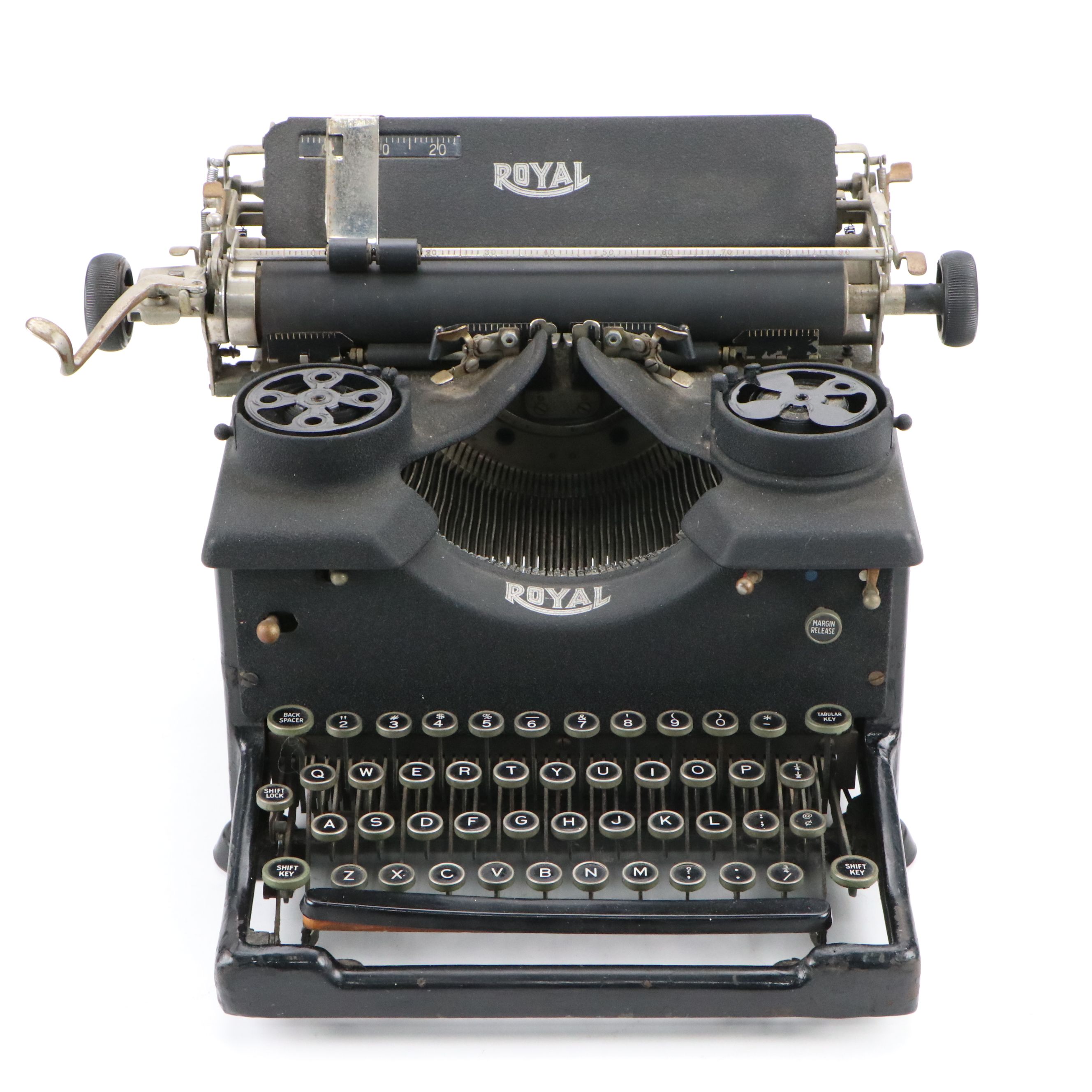 Royal Black Manual Typewriter, Mid-20th Century