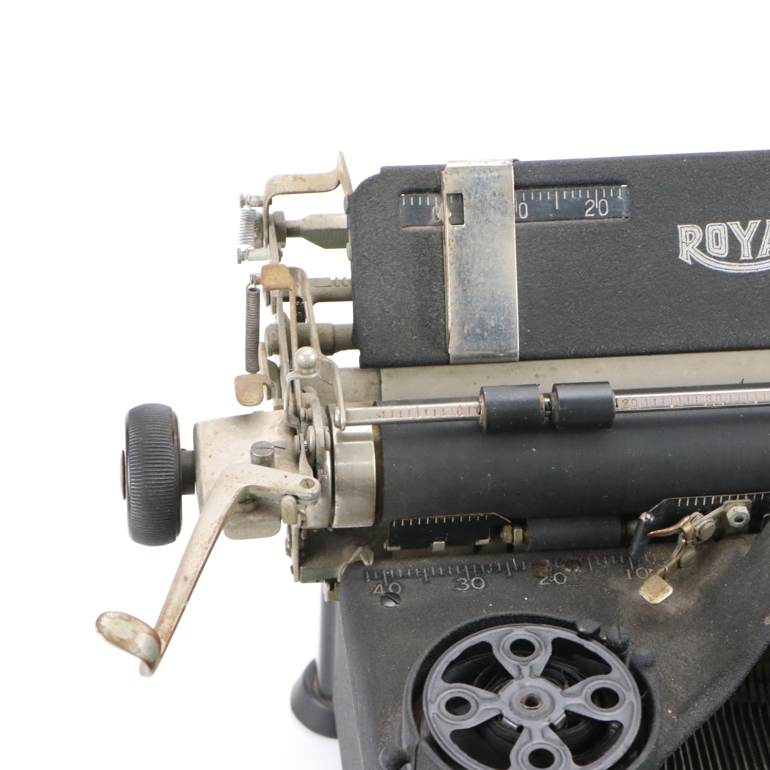 Royal Black Manual Typewriter, Mid-20th Century