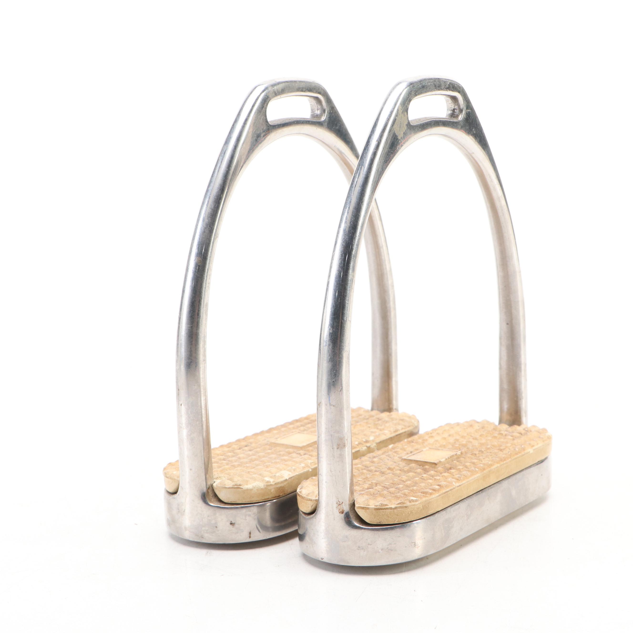 Pair of Metal Equestrian English Stirrup Irons