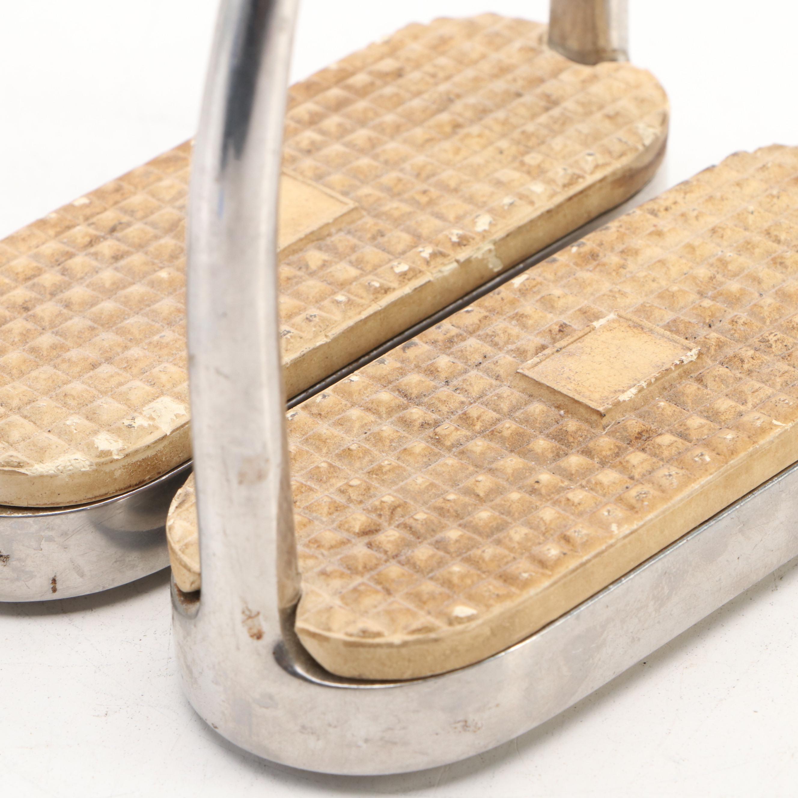 Pair of Metal Equestrian English Stirrup Irons