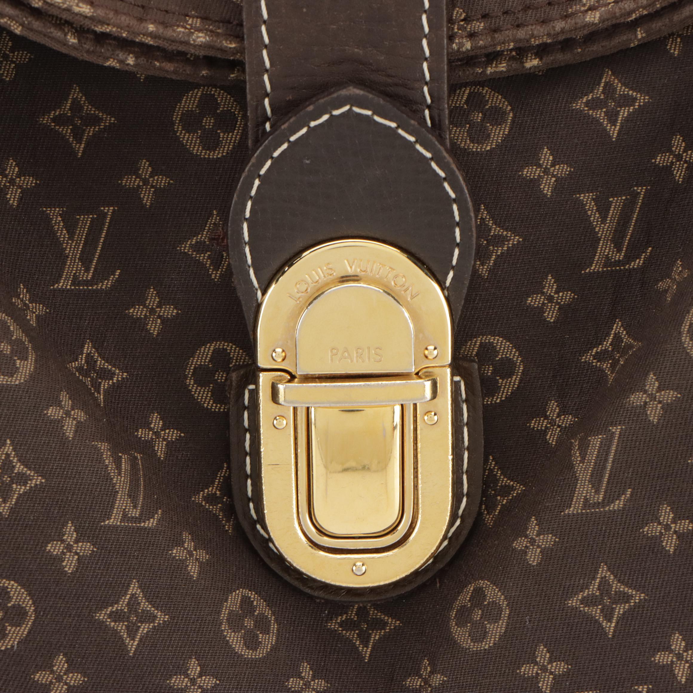 Louis Vuitton Idylle Romance Shoulder Bag in Brown Mini Lin Canvas and Leather