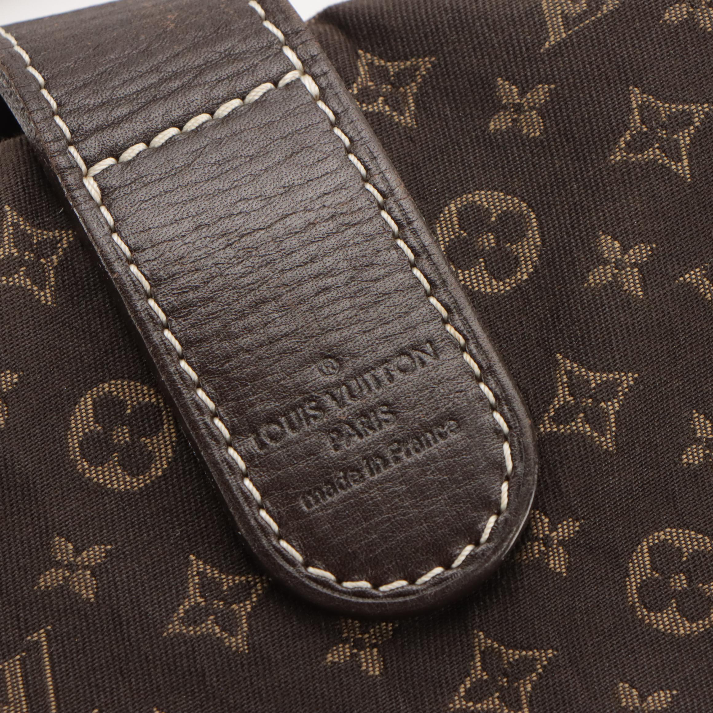 Louis Vuitton Idylle Romance Shoulder Bag in Brown Mini Lin Canvas and Leather