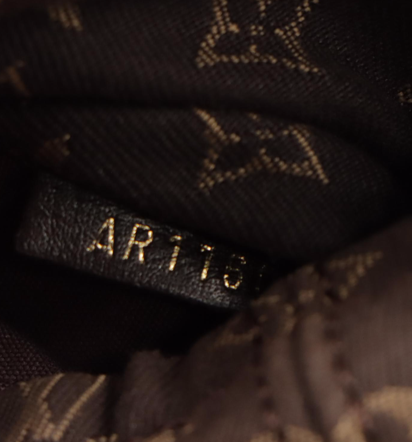 Louis Vuitton Idylle Romance Shoulder Bag in Brown Mini Lin Canvas and Leather