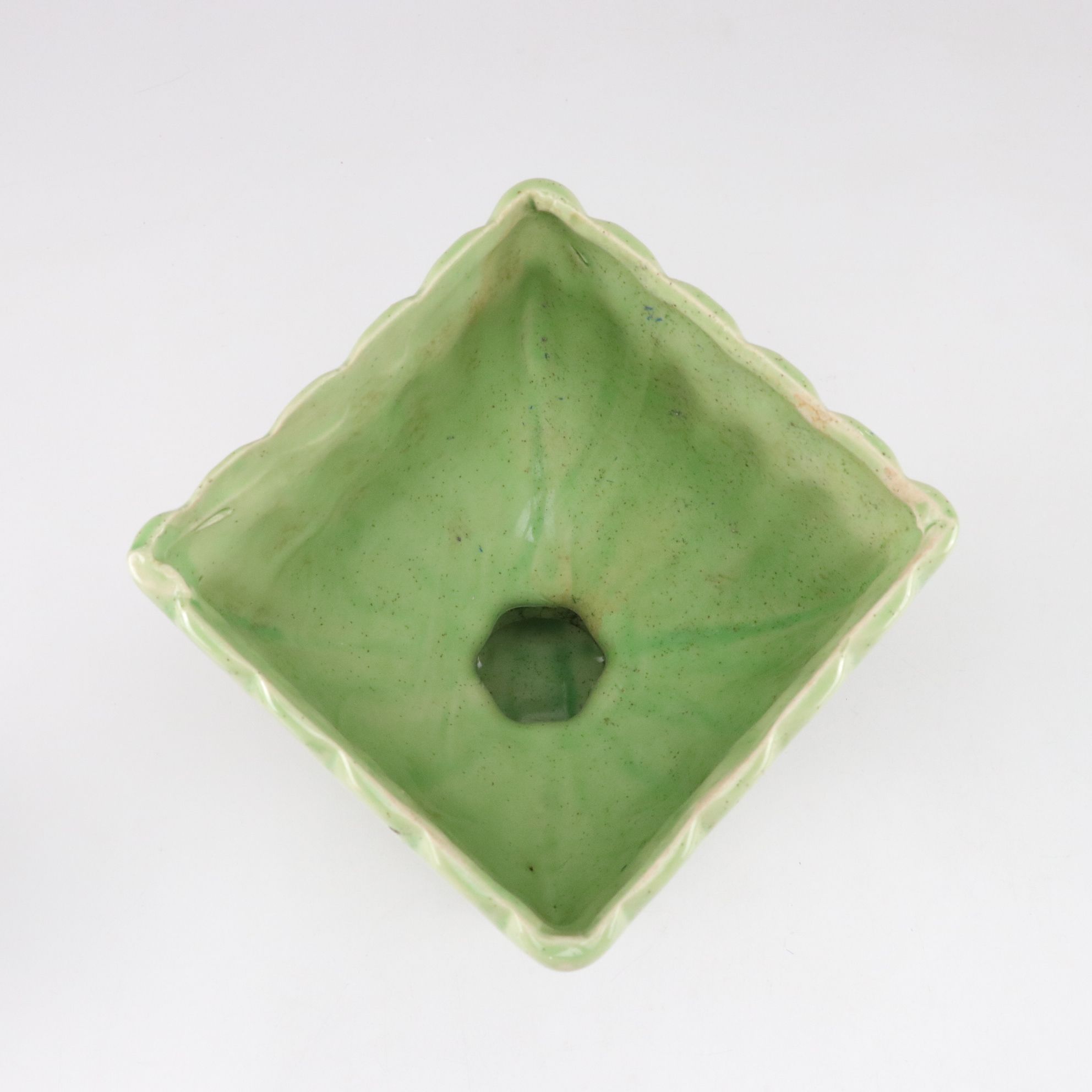 Hull Pottery Swan with Speckled Mint Green Pedestal Planter, Owls and More