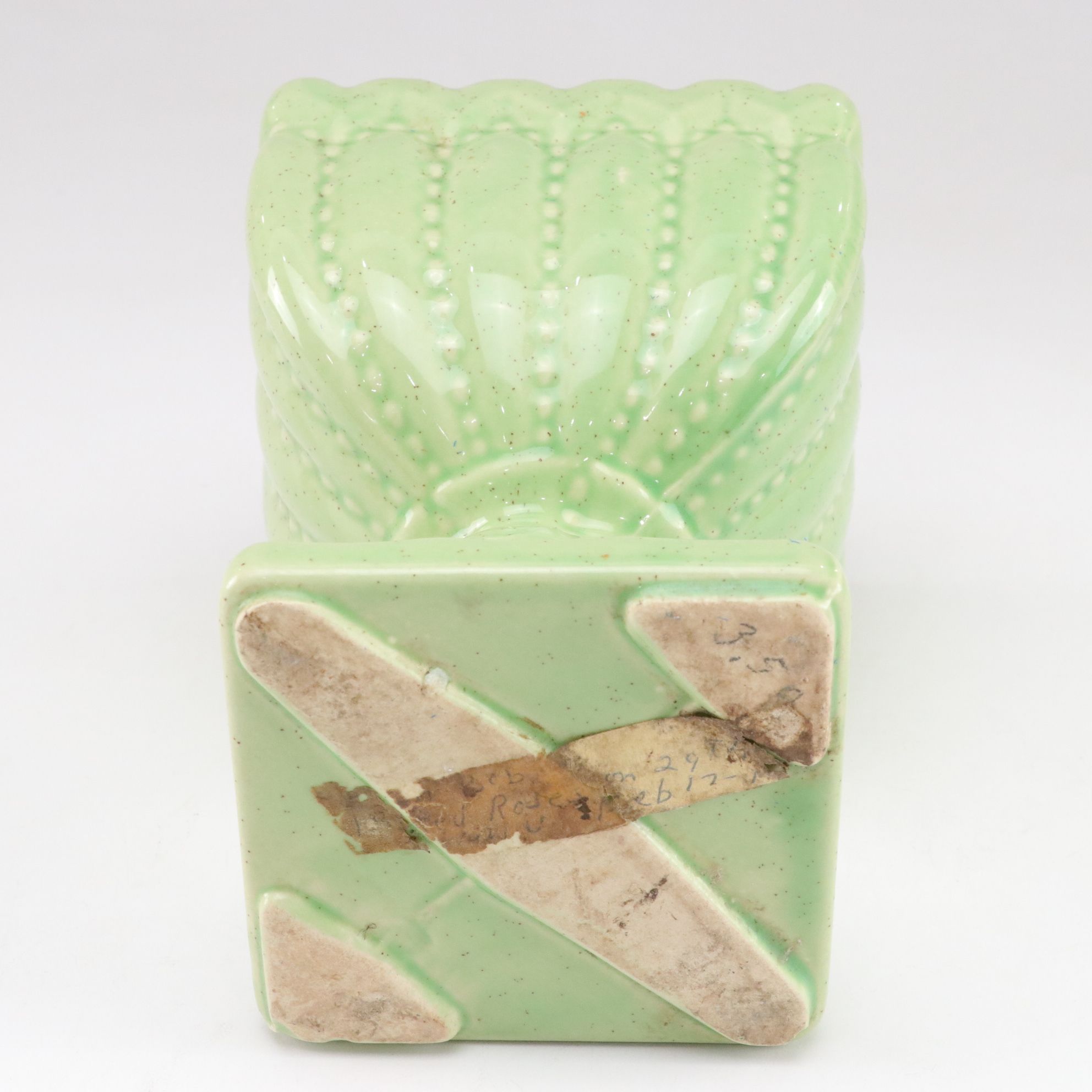 Hull Pottery Swan with Speckled Mint Green Pedestal Planter, Owls and More