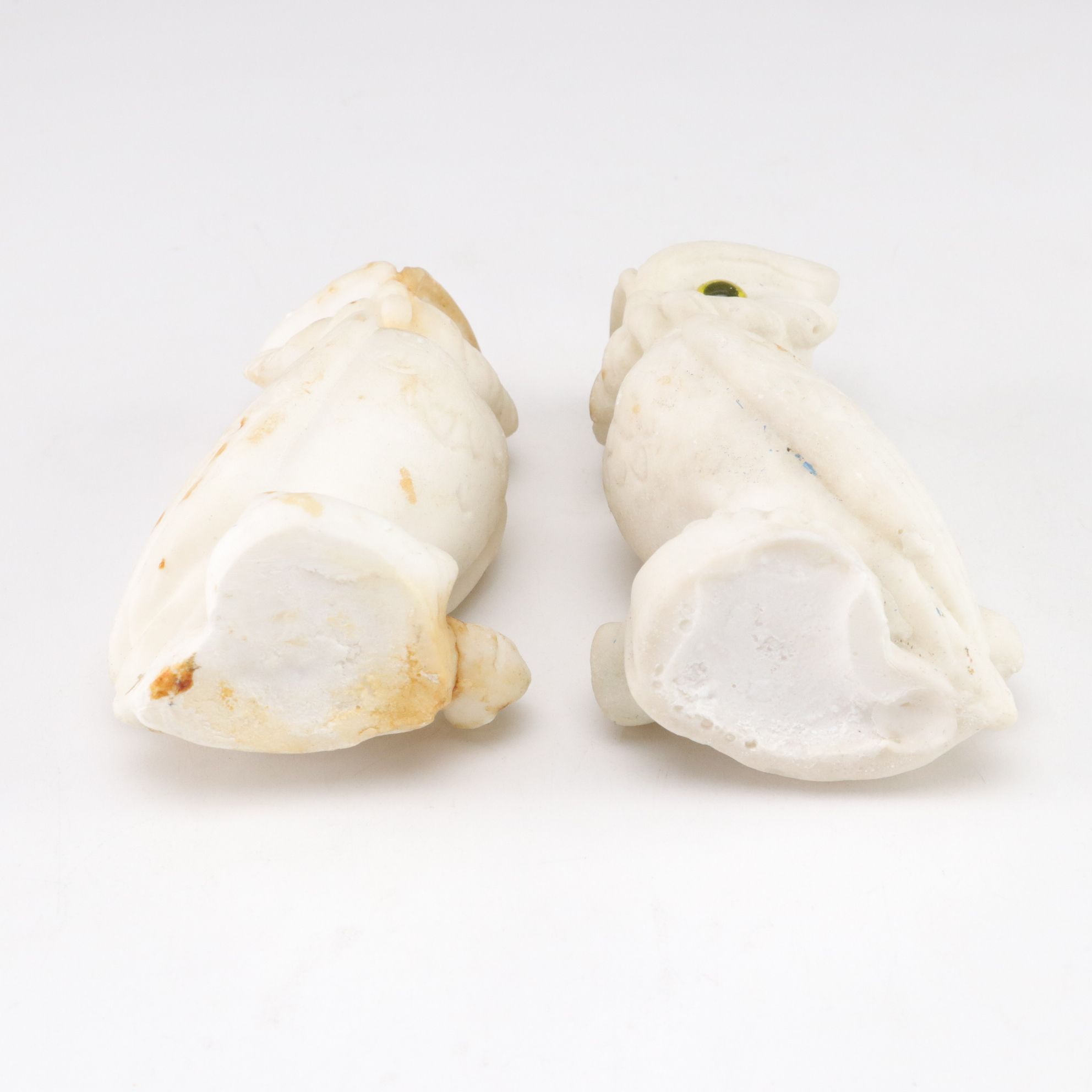 Hull Pottery Swan with Speckled Mint Green Pedestal Planter, Owls and More