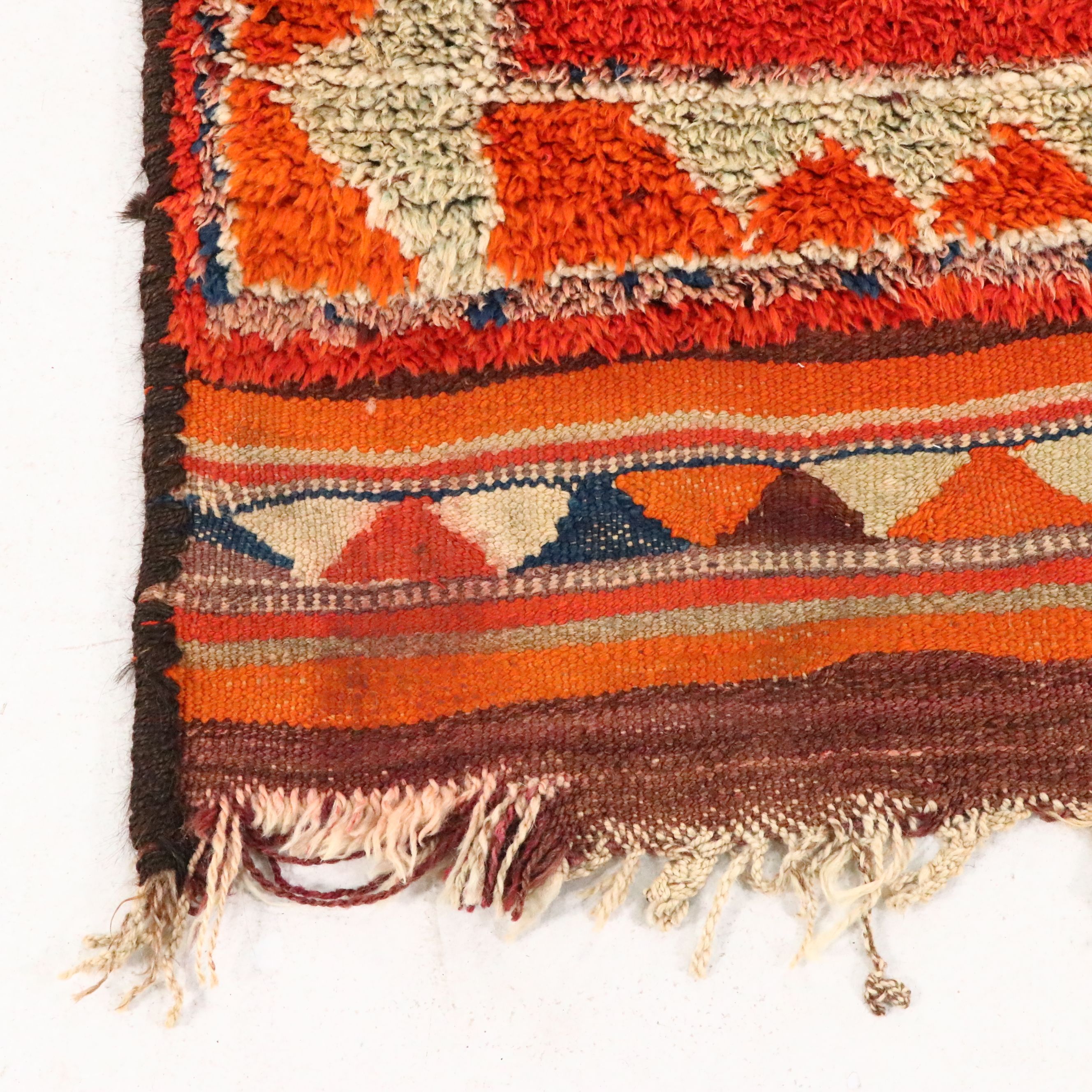 2'11 x 12'6 Hand-Knotted Moroccan Berber Carpet Runner