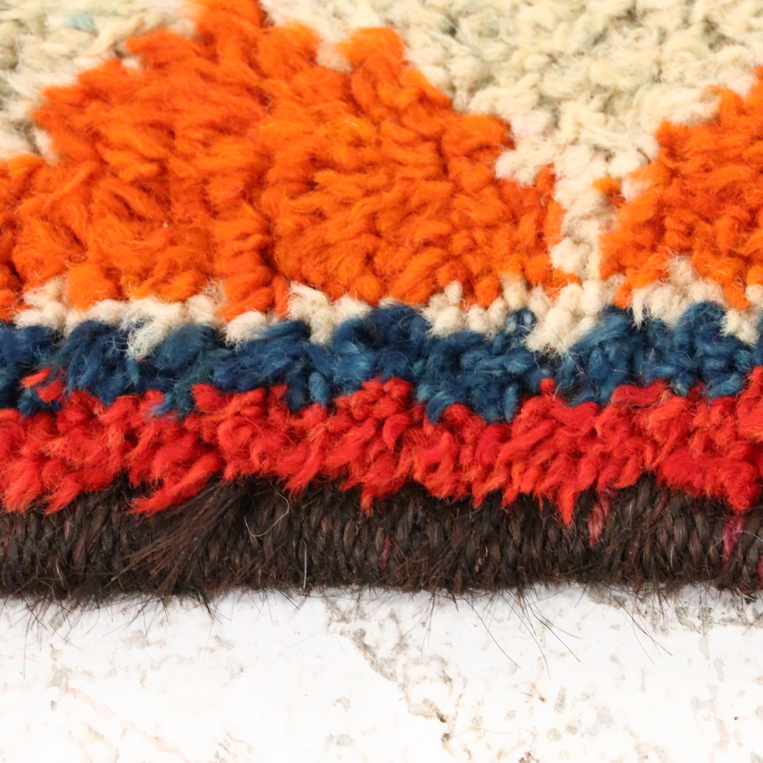 2'11 x 12'6 Hand-Knotted Moroccan Berber Carpet Runner