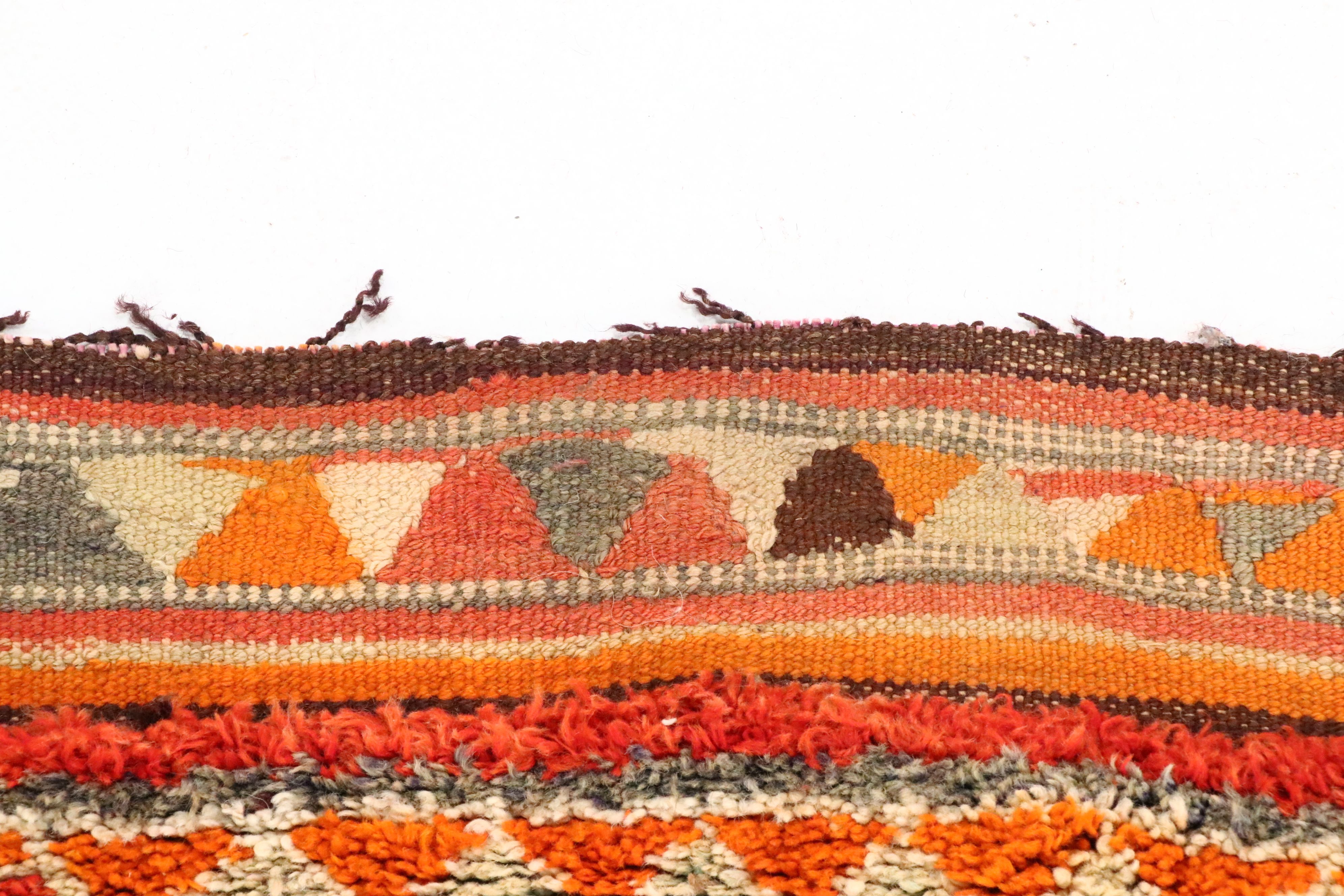 2'11 x 12'6 Hand-Knotted Moroccan Berber Carpet Runner