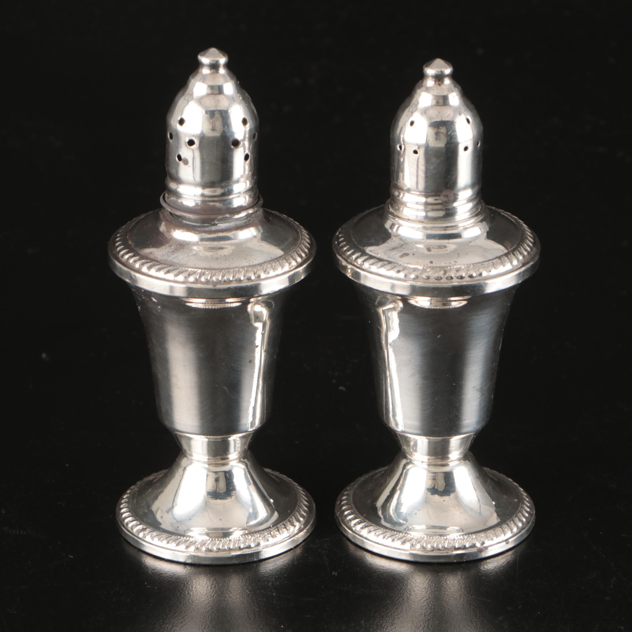 Crown and Duchin Sterling Silver Shakers