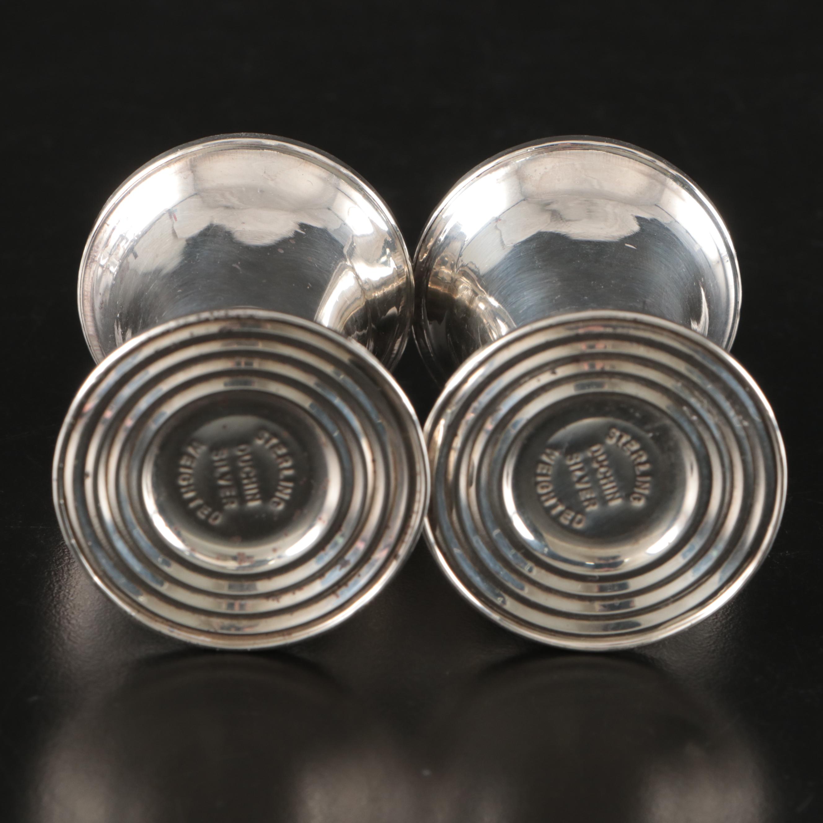 Crown and Duchin Sterling Silver Shakers