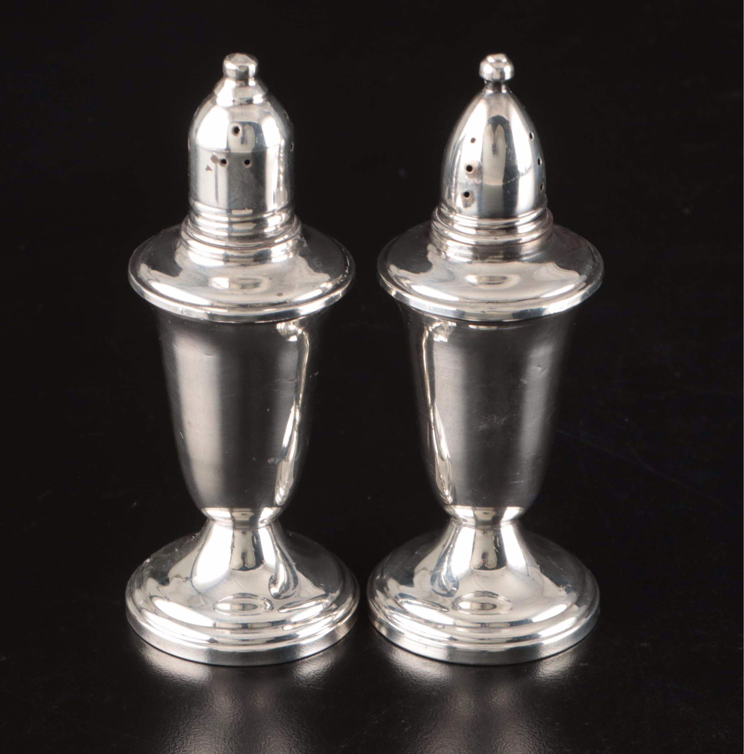 Crown and Duchin Sterling Silver Shakers