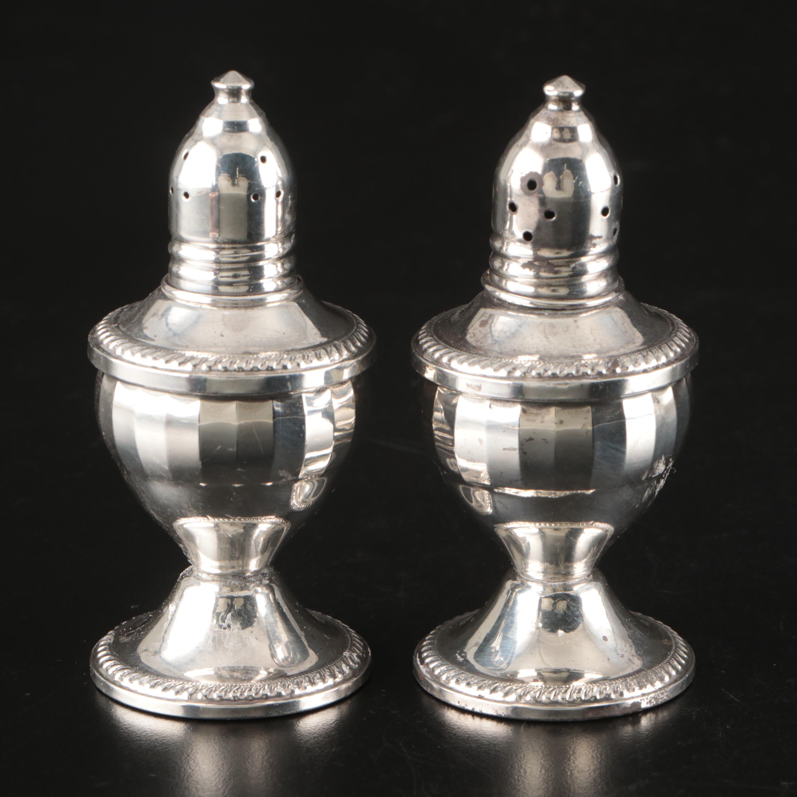 Crown and Duchin Sterling Silver Shakers