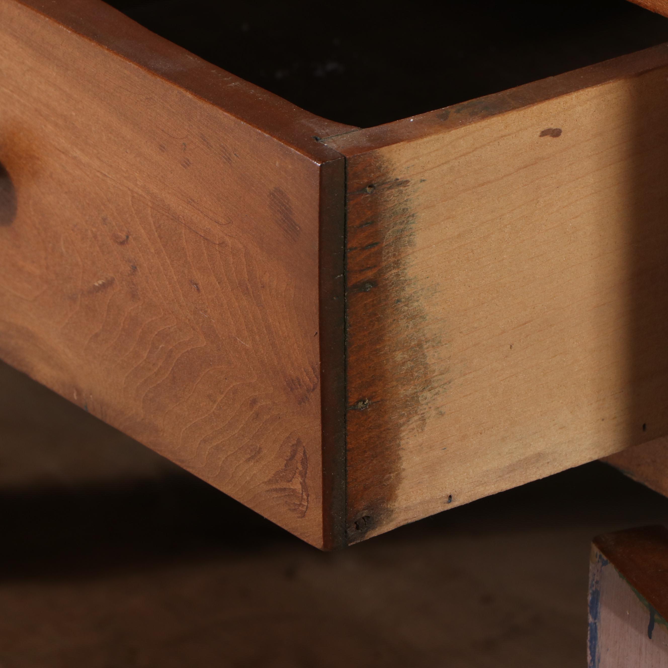 American Primitive Style Wood Dry Sink