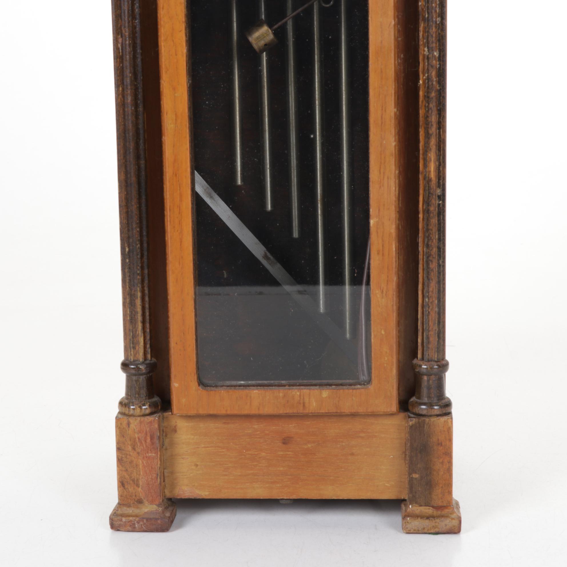 Imperial Westminster Chimes Mini Electric Grandfather Clock, Mid-Century