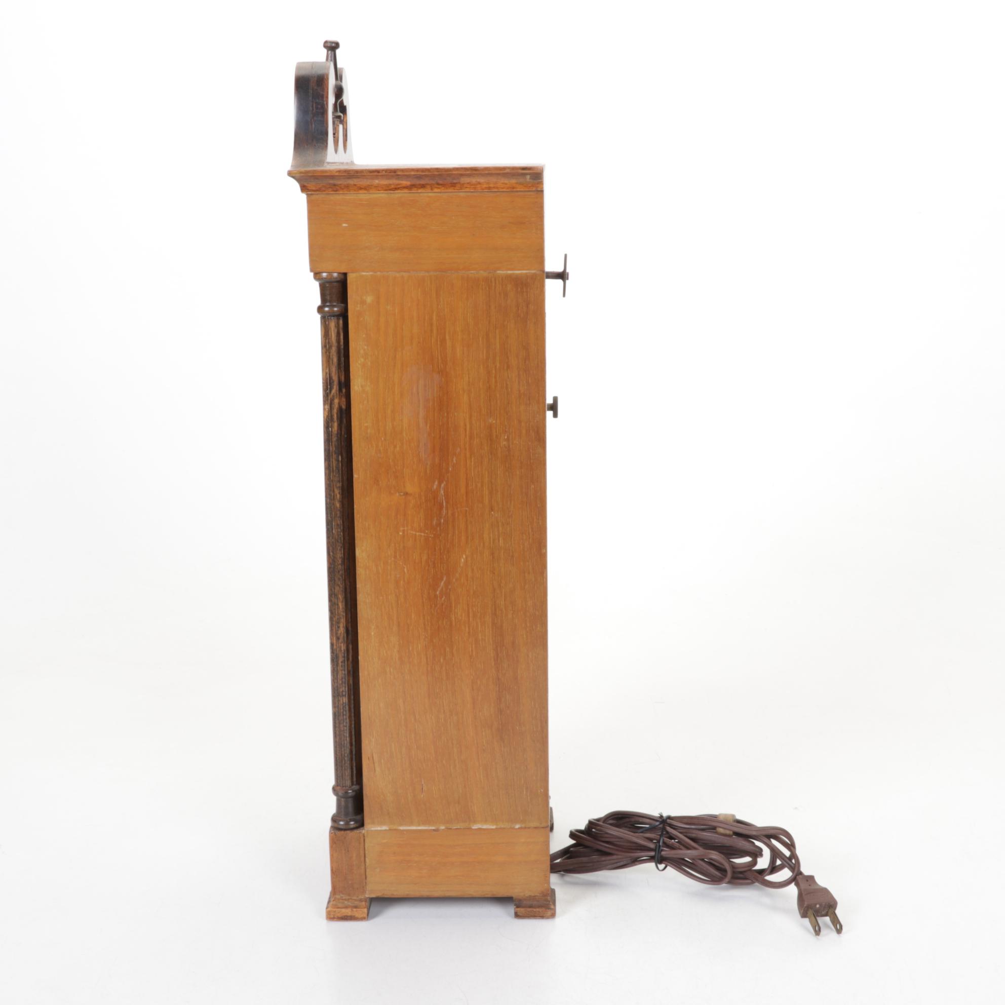 Imperial Westminster Chimes Mini Electric Grandfather Clock, Mid-Century