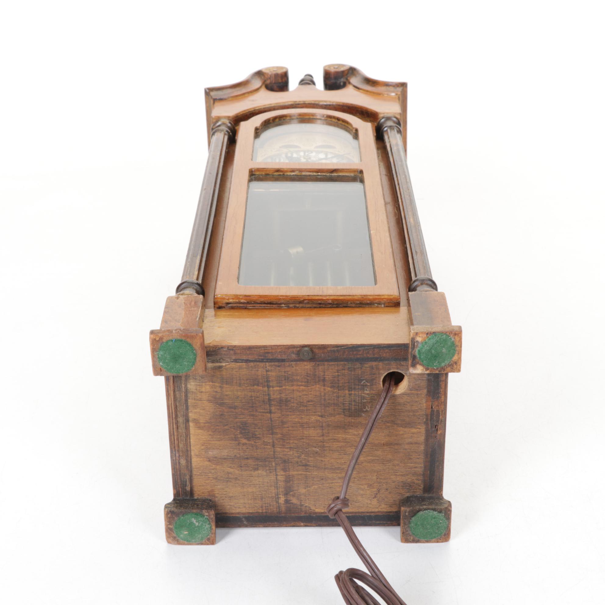 Imperial Westminster Chimes Mini Electric Grandfather Clock, Mid-Century
