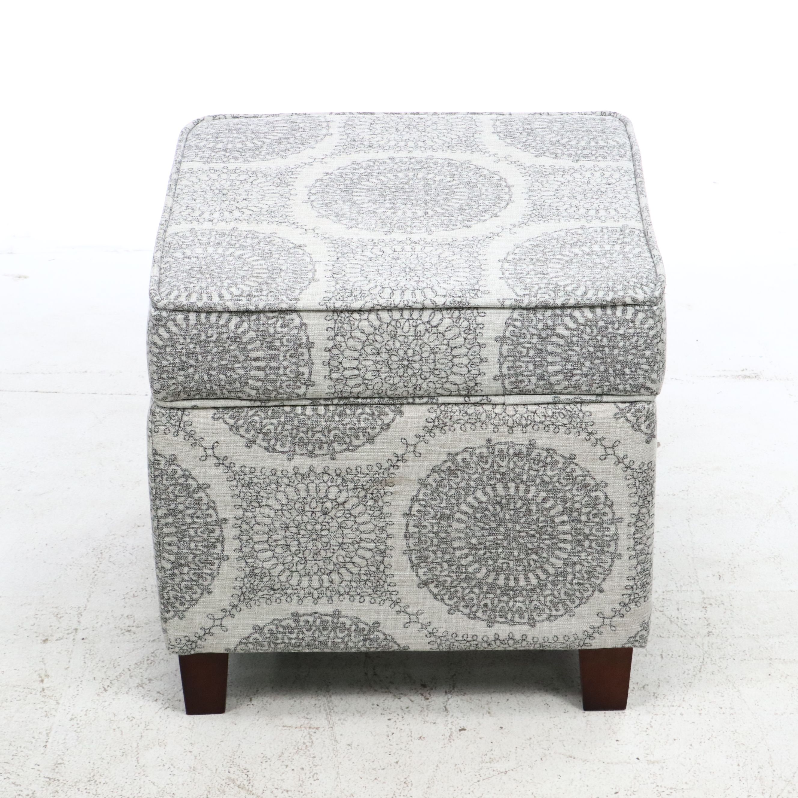 Upholstered Storage Ottoman, 2019