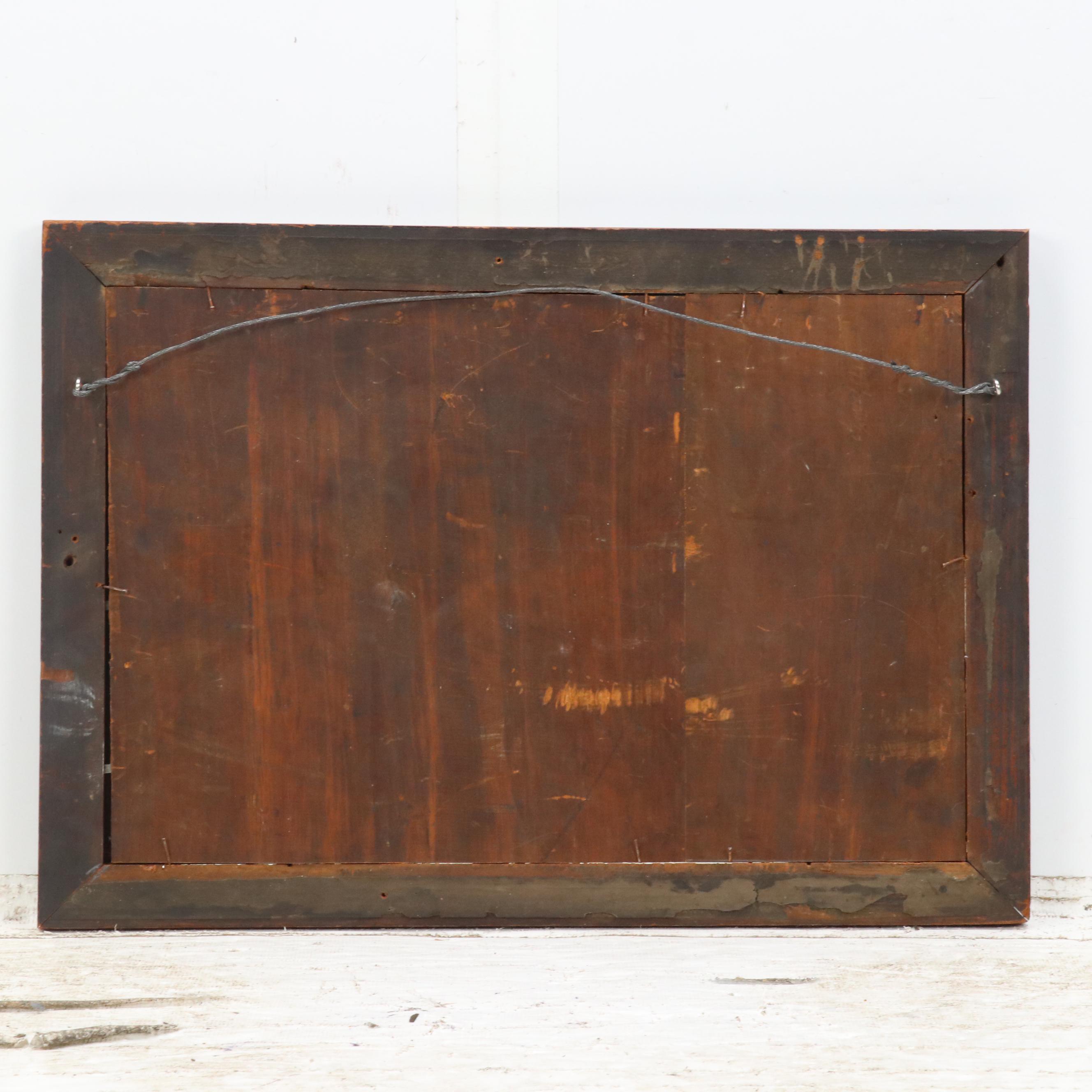 48-Star American Flag in Frame, Early to Mid-20th Century