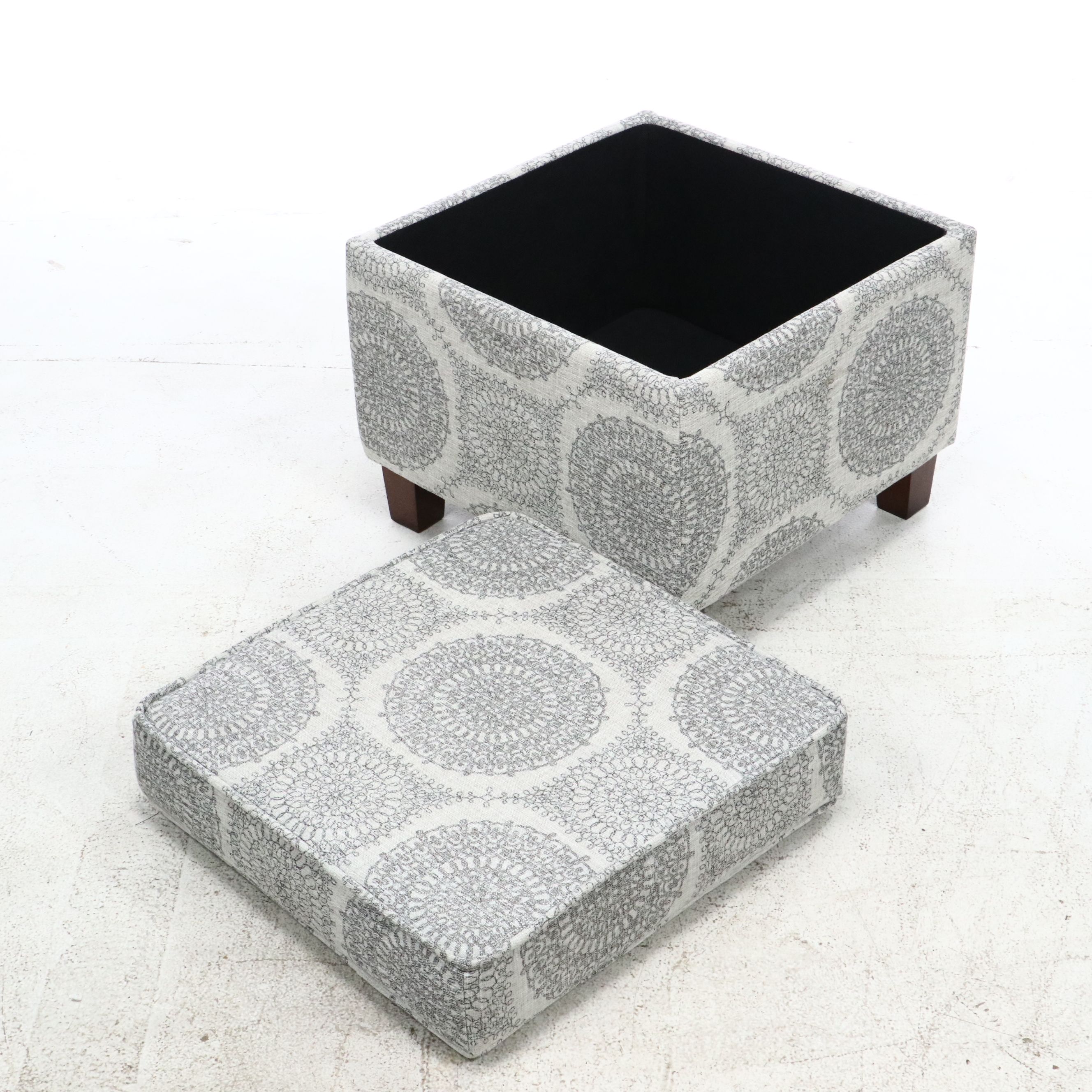 Upholstered Storage Ottoman, 2019