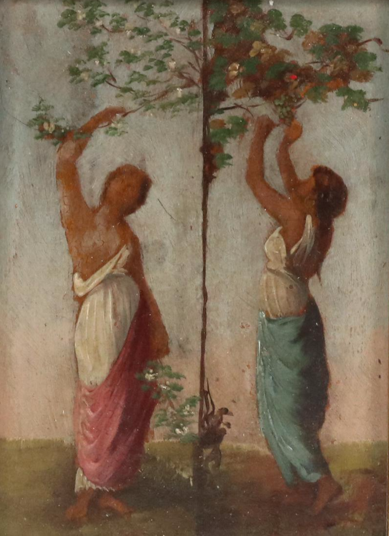 Copy Oil Painting After Jean Benner "Spring and Autumn"